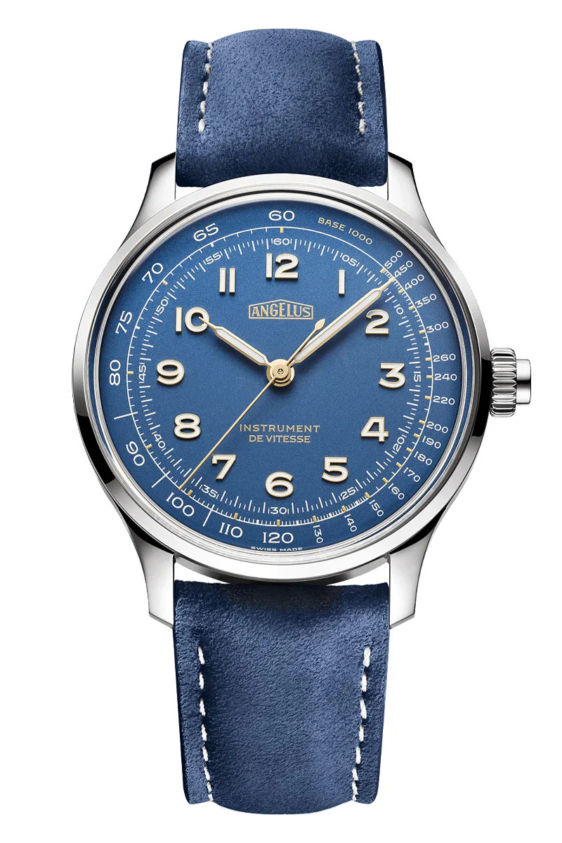 Angelus La Fabrique Instrument de Vitesse Blue Indianapolis 0CHBS.U01A.V010S