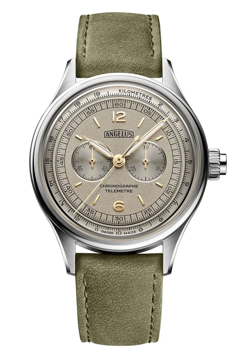 Angelus La Fabrique Chronographe Télémètre Steel Titanium-Grey 0CHCS.G01A.V010S