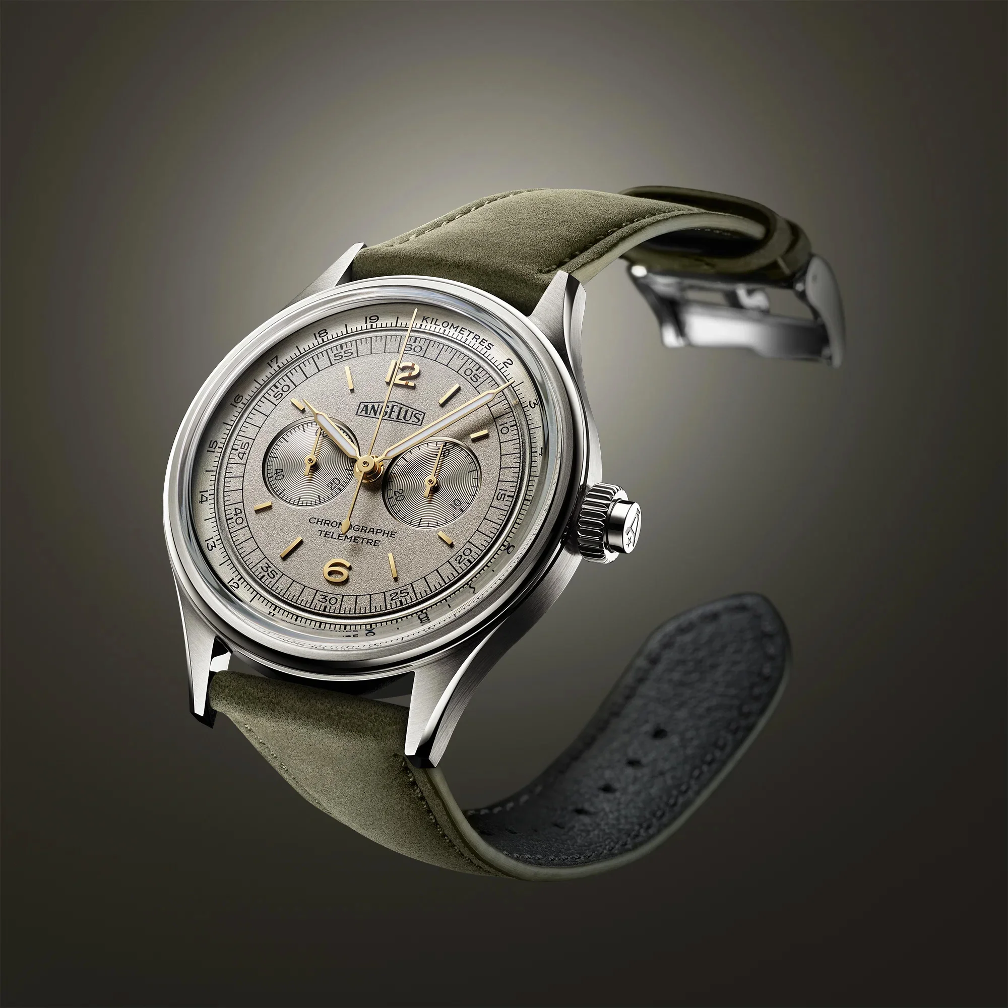 Angelus La Fabrique Chronographe Télémètre Steel Titanium-Grey 0CHCS.G01A.V010S - Image 4