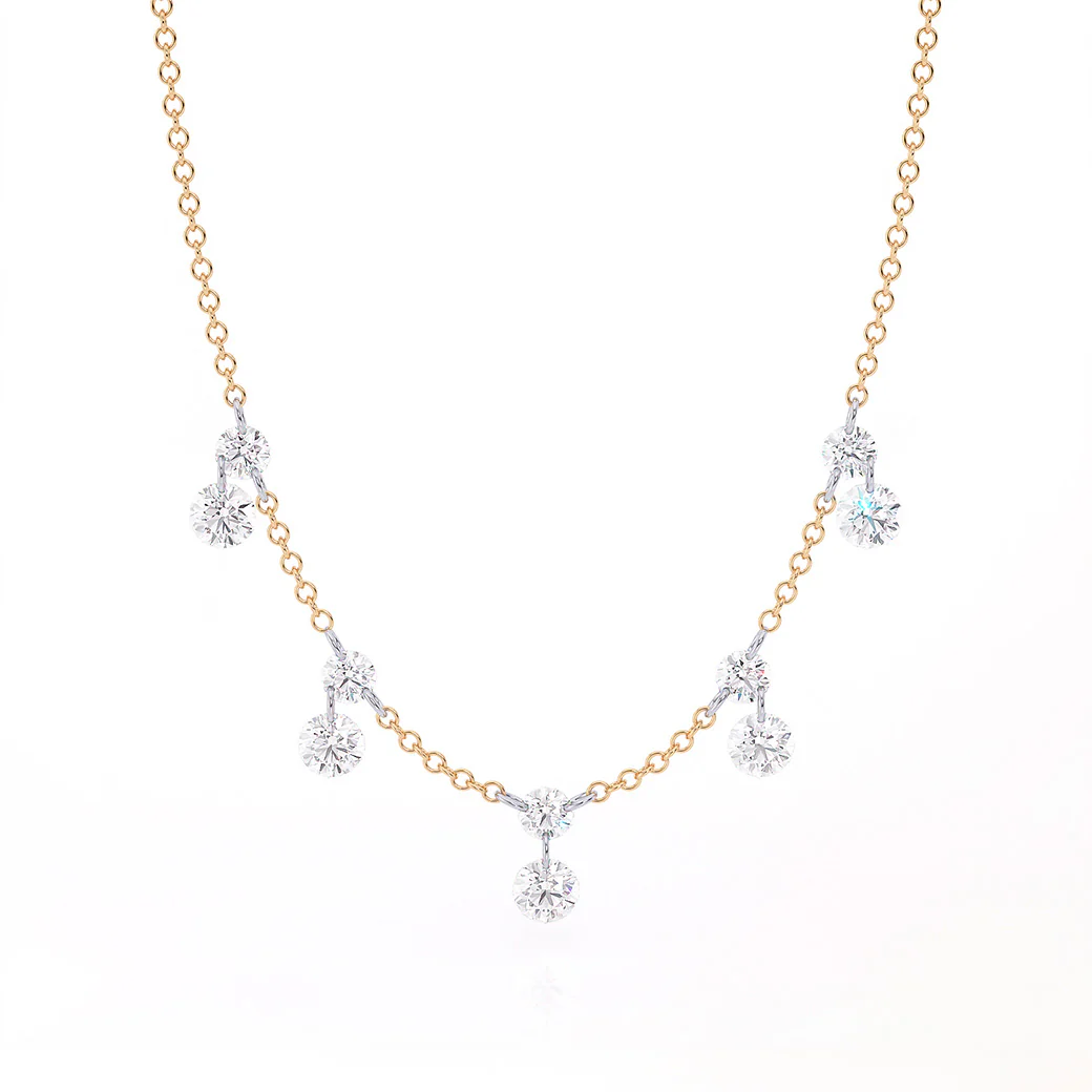Aresa New York Shelley No. 10 Diamond Necklace