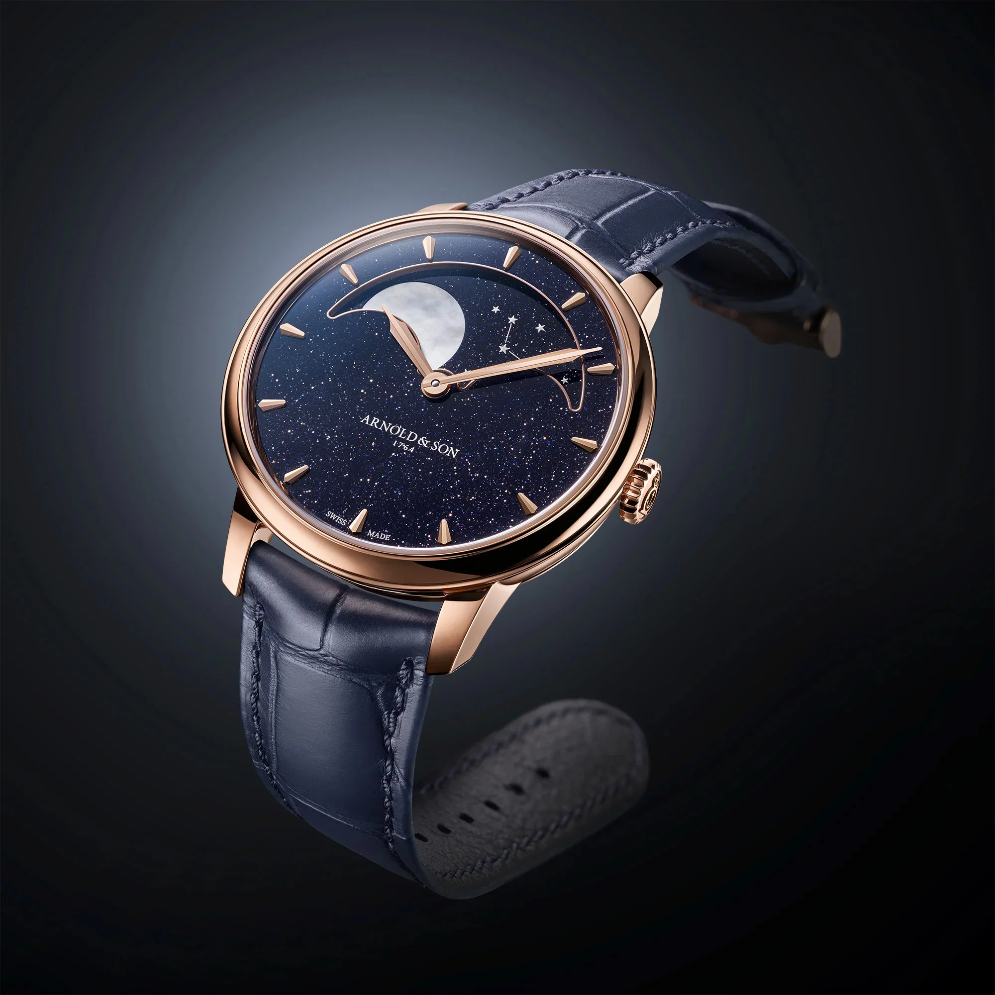 Arnold & Son Astronomy Perpetual Moon 38 Red Gold 1GLBR.A01A.C282A - Image 3