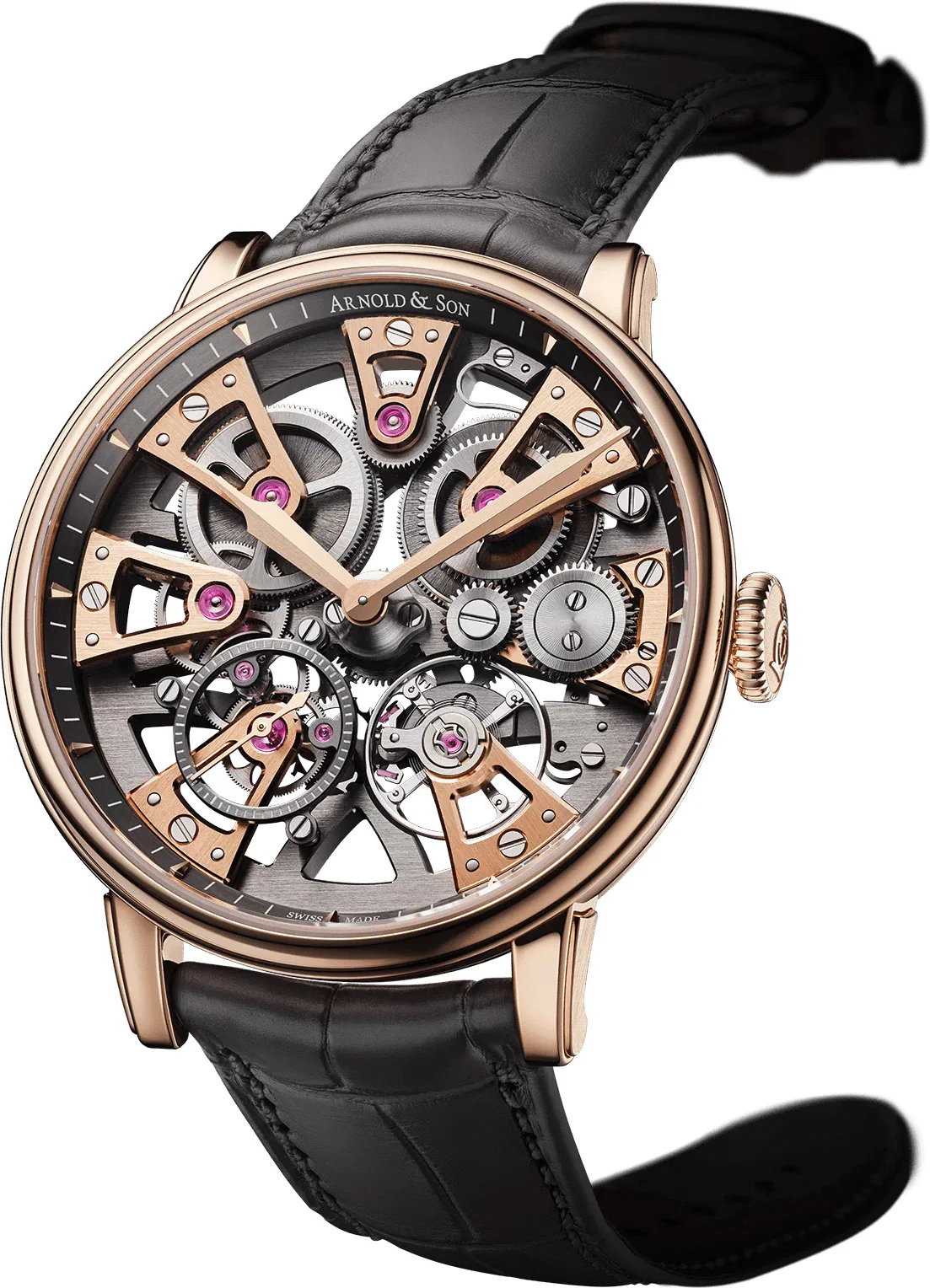 Arnold & Son Chronometry Nebula 38 Red Gold 1NEBR.A03A.C181A - Image 2