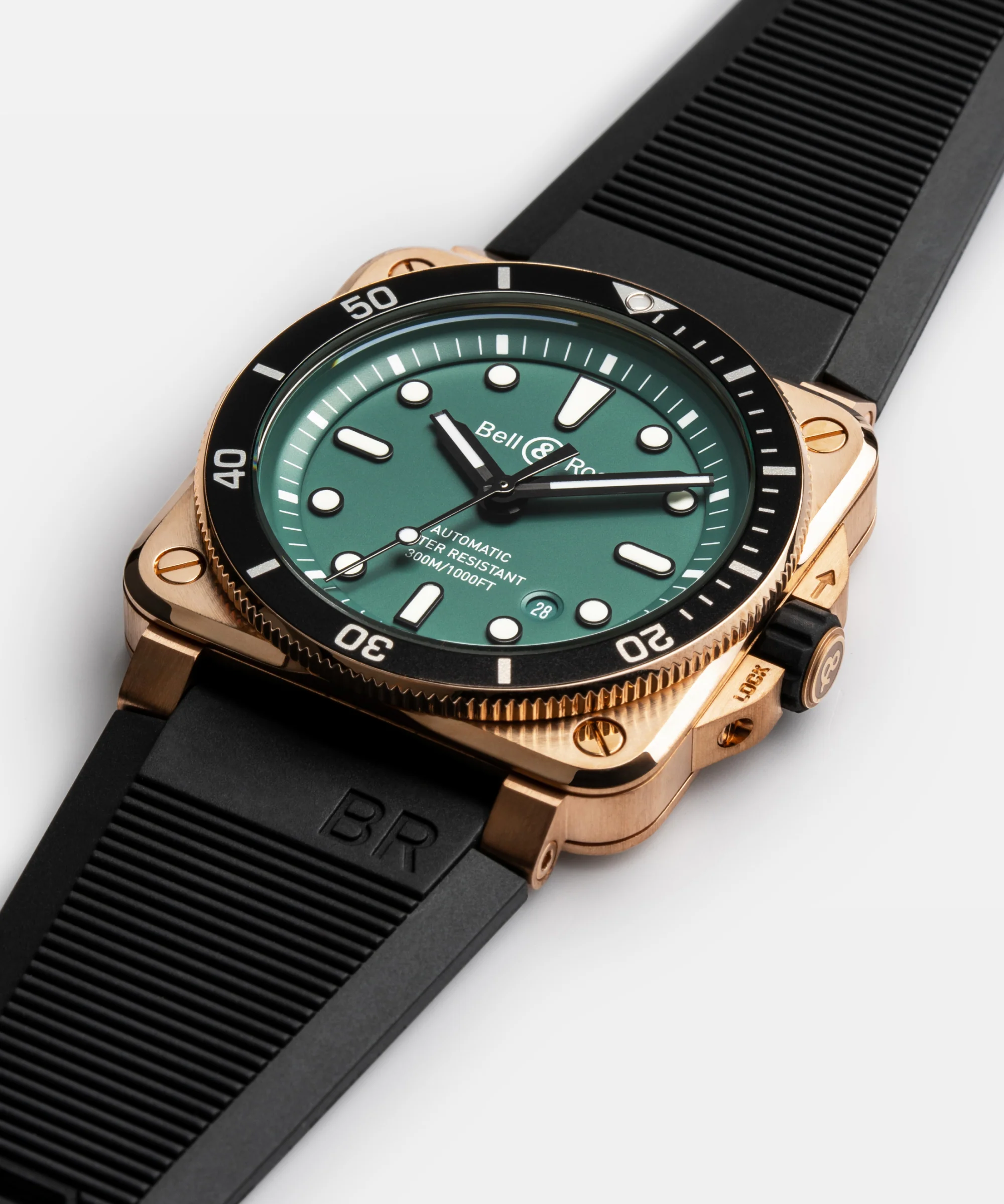 Bell & Ross BR03-92 Diver Black & Green Bronze BR0392-D-LT-BR/SRB - Image 4