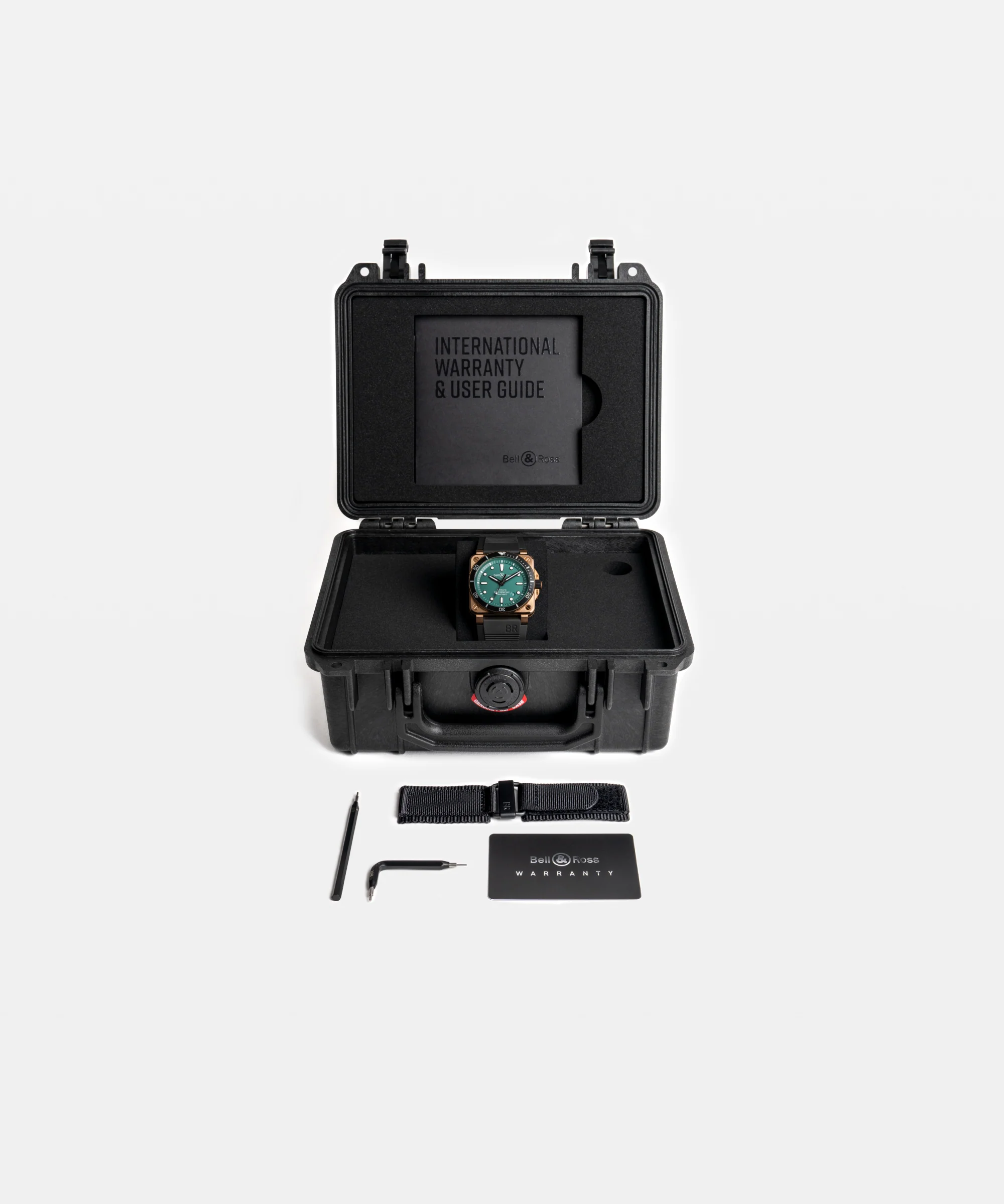 Bell & Ross BR03-92 Diver Black & Green Bronze BR0392-D-LT-BR/SRB - Image 7
