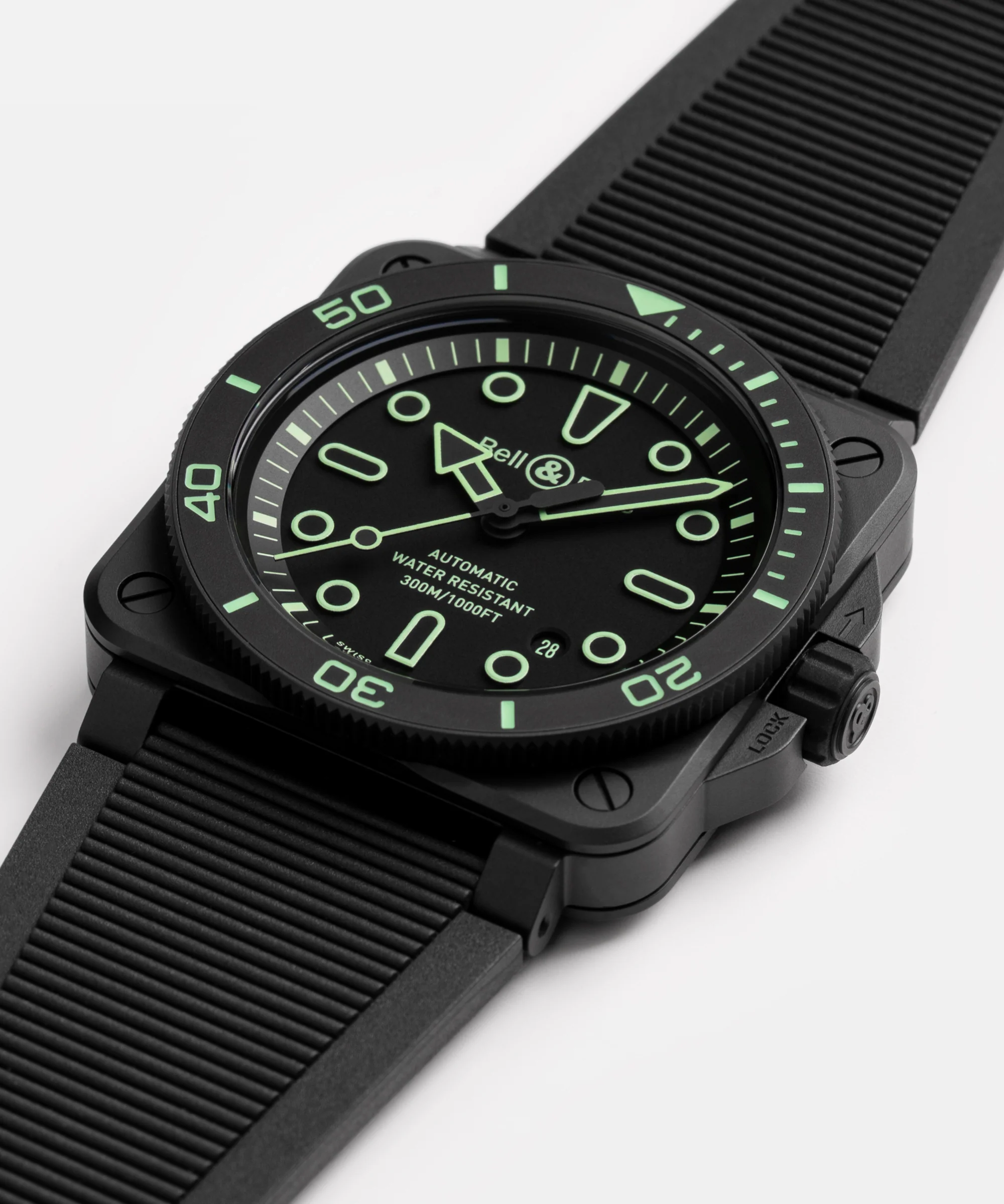 Bell & Ross BR03 Diver 42mm Ceramic Limited Edition BR03A-D-OL-CE/SRB - Image 4