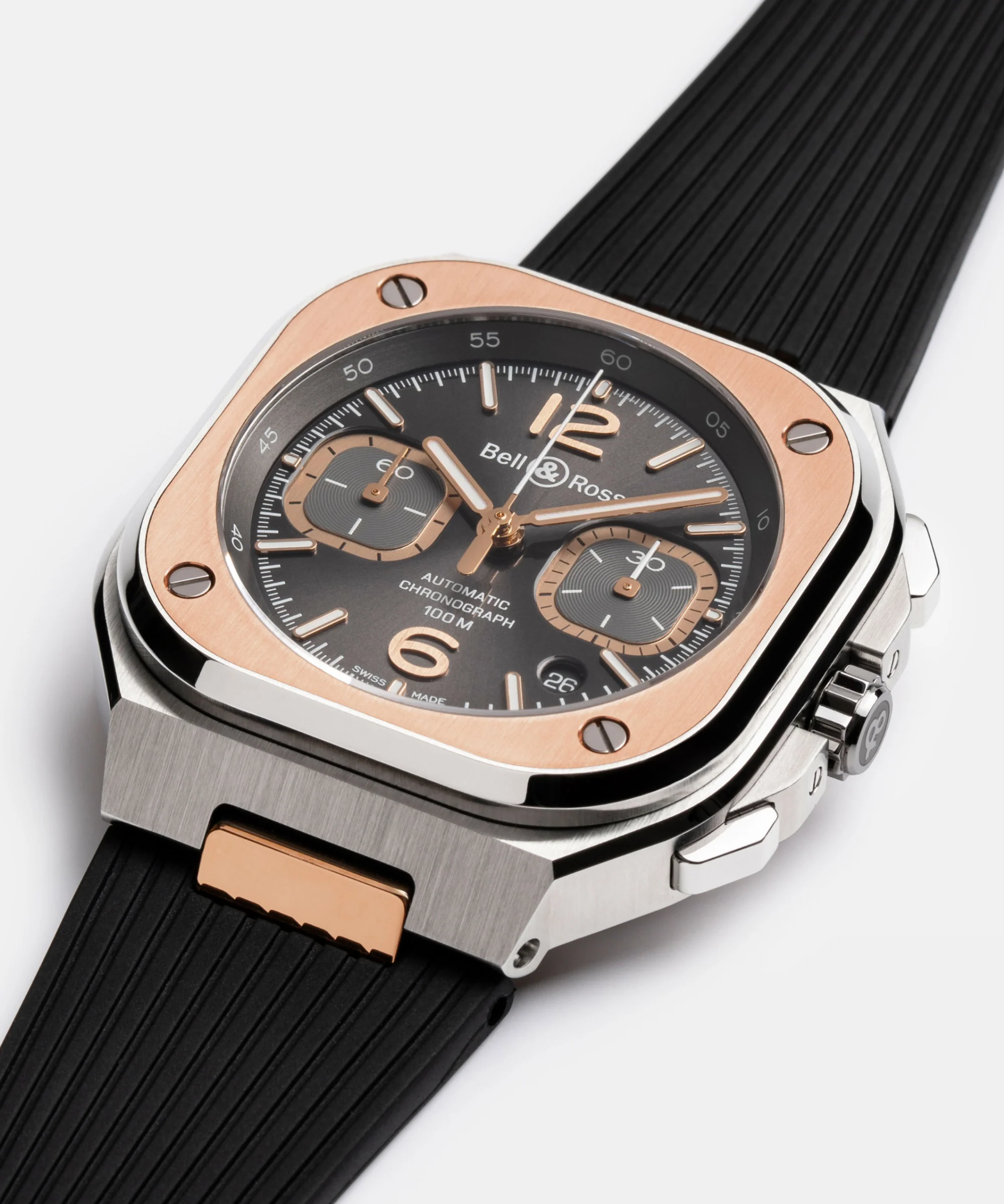 Bell & Ross BR05 Chrono Grey Steel & Gold BR05C-RTH-STPG/SRB - Image 3
