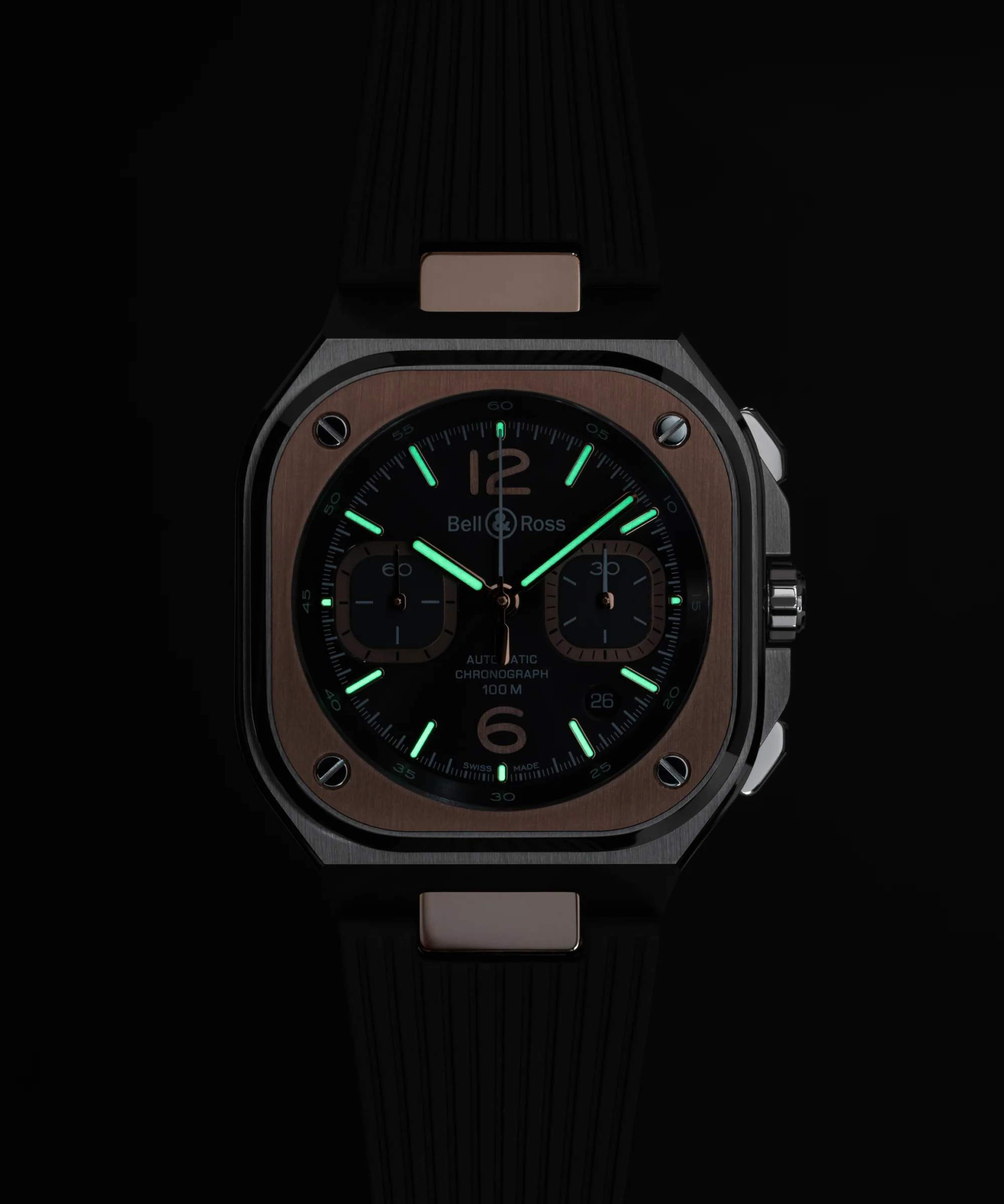 Bell & Ross BR05 Chrono Grey Steel & Gold BR05C-RTH-STPG/SRB - Image 6