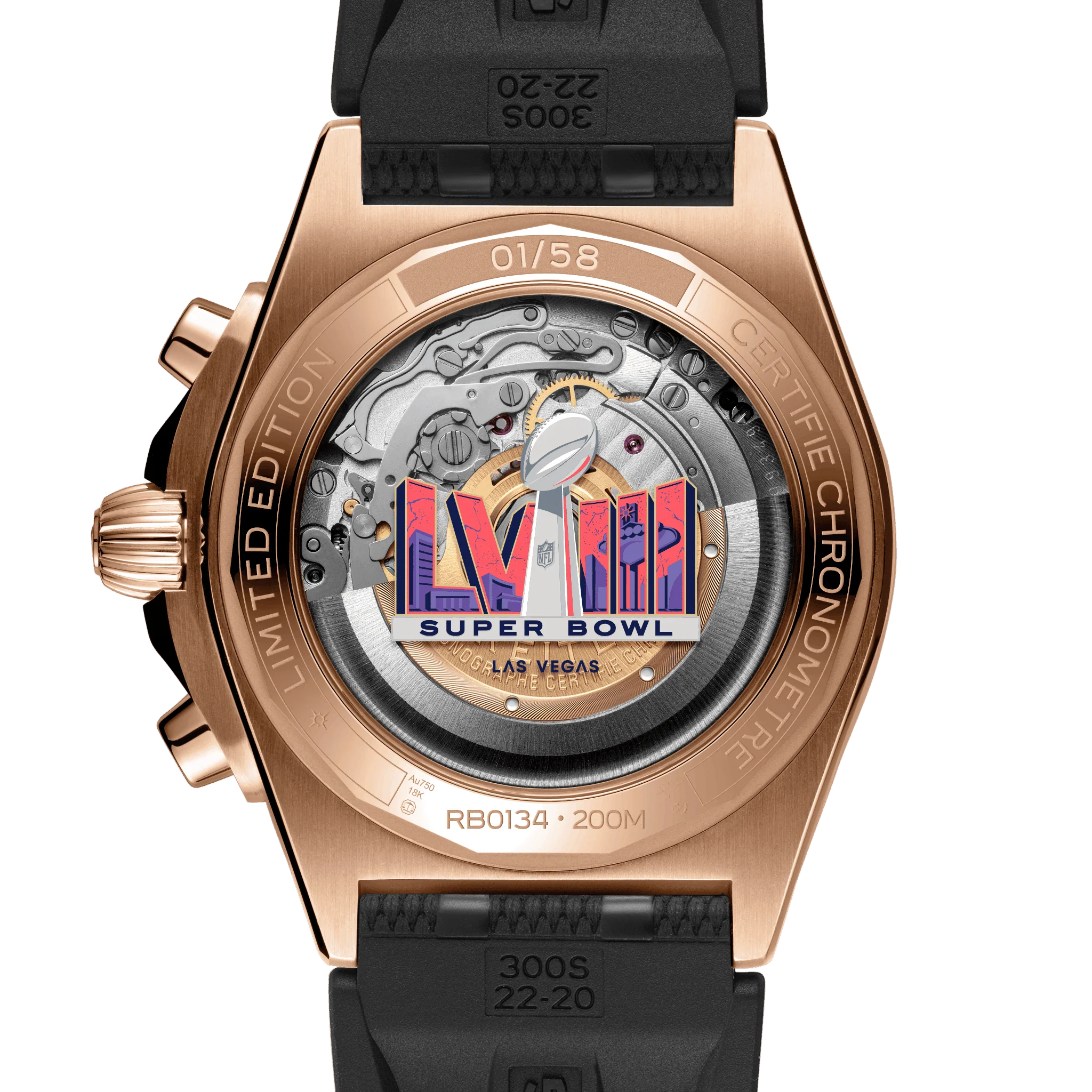 Breitling Chronomat B01 42 Superbowl 58 Limited Edition RB01343A1C1S1 - Image 2