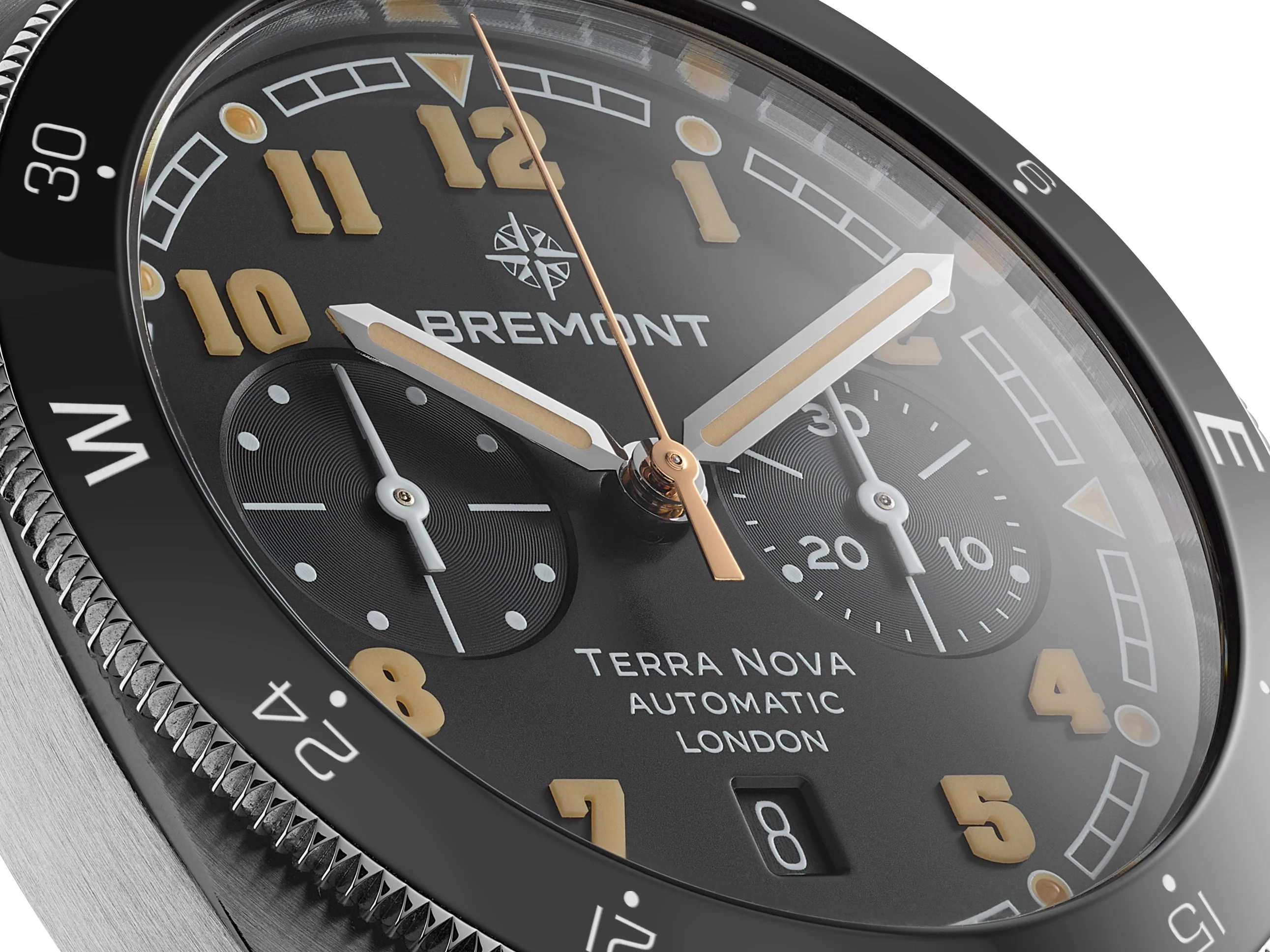 Bremont Terra Nova 42.5mm Chronograph TN42-CHR-SS-BK-L-S - Image 3