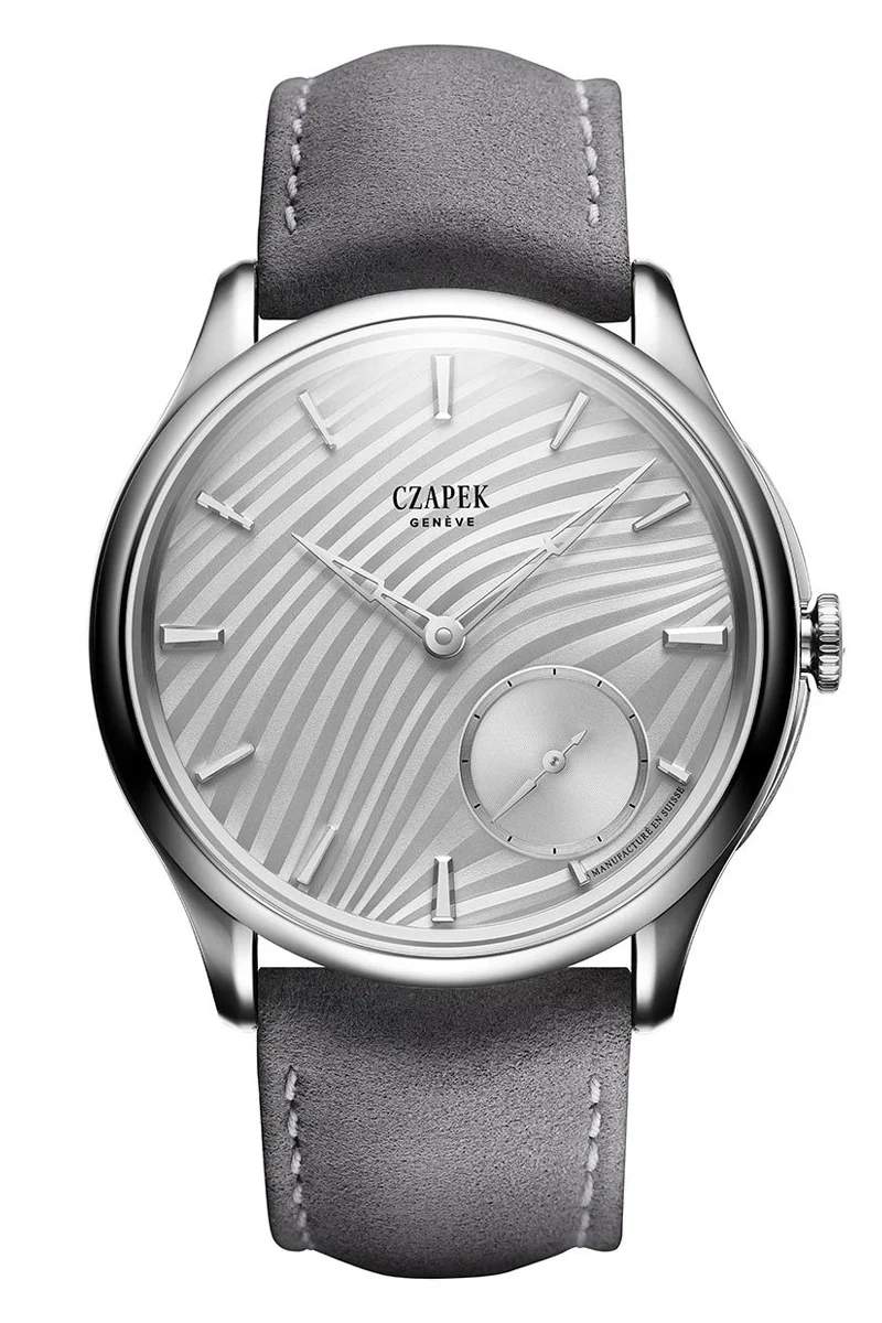 Czapek Promenade Plissé Pearl White
