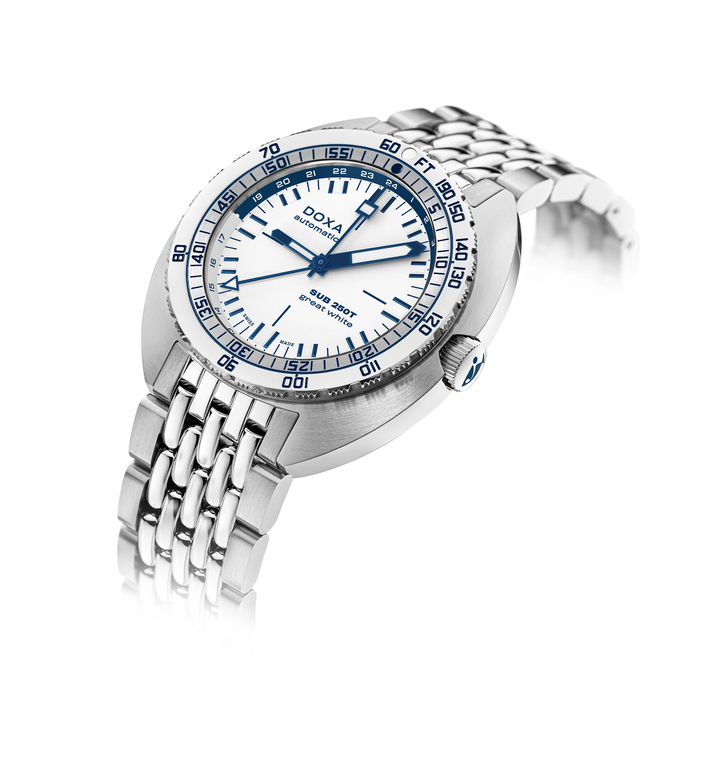 Doxa SUB 250T GMT 'Great White' Topper Edition 855.10.011.10-SE9 - Image 3