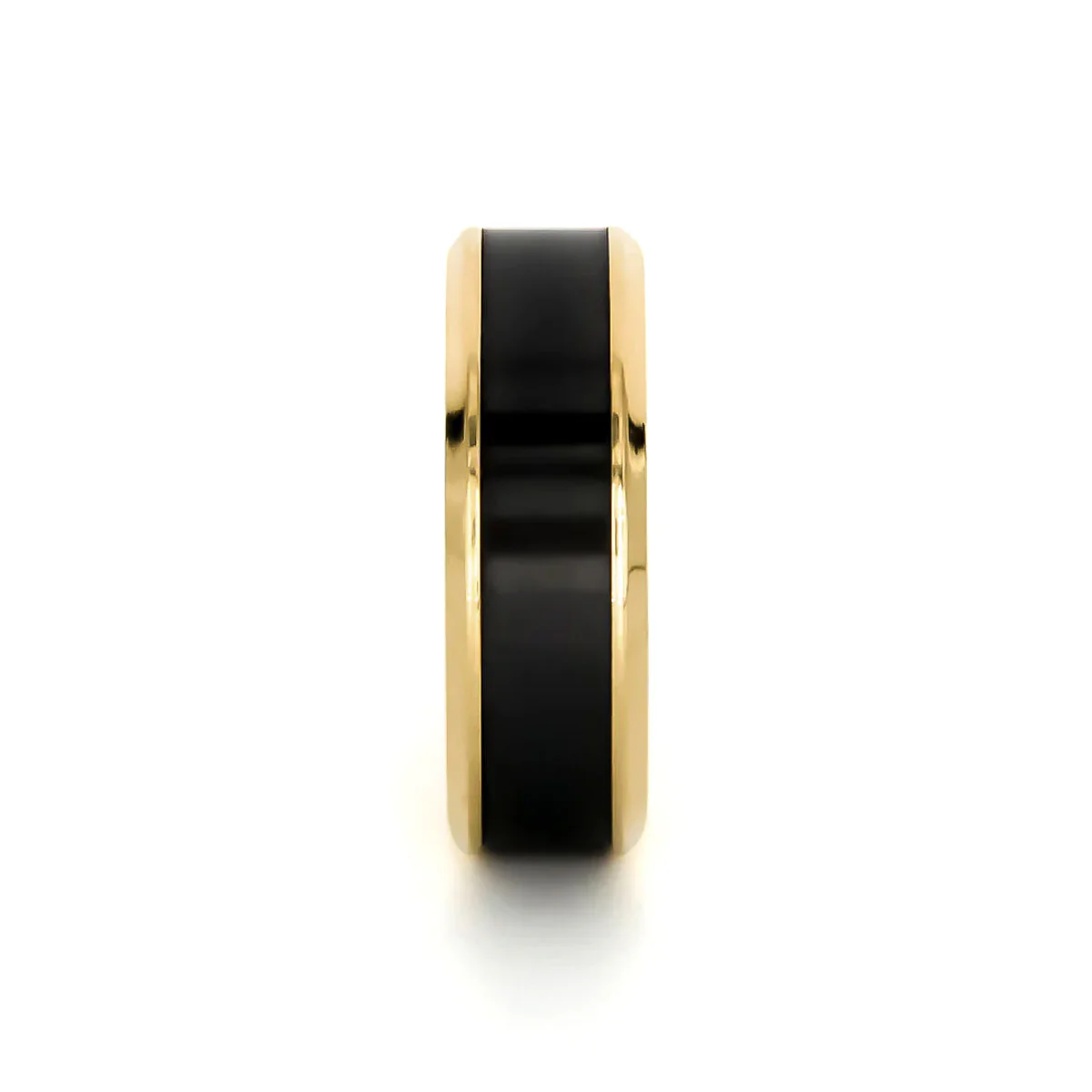 Elysium Black Diamond Imperium 18K Yellow Gold With Black Diamond Inlay - Image 3