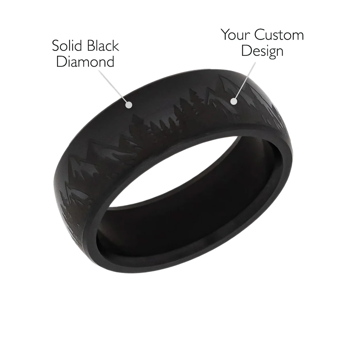 Elysium Black Diamond Nyx Custom Laser Engraving - Image 2