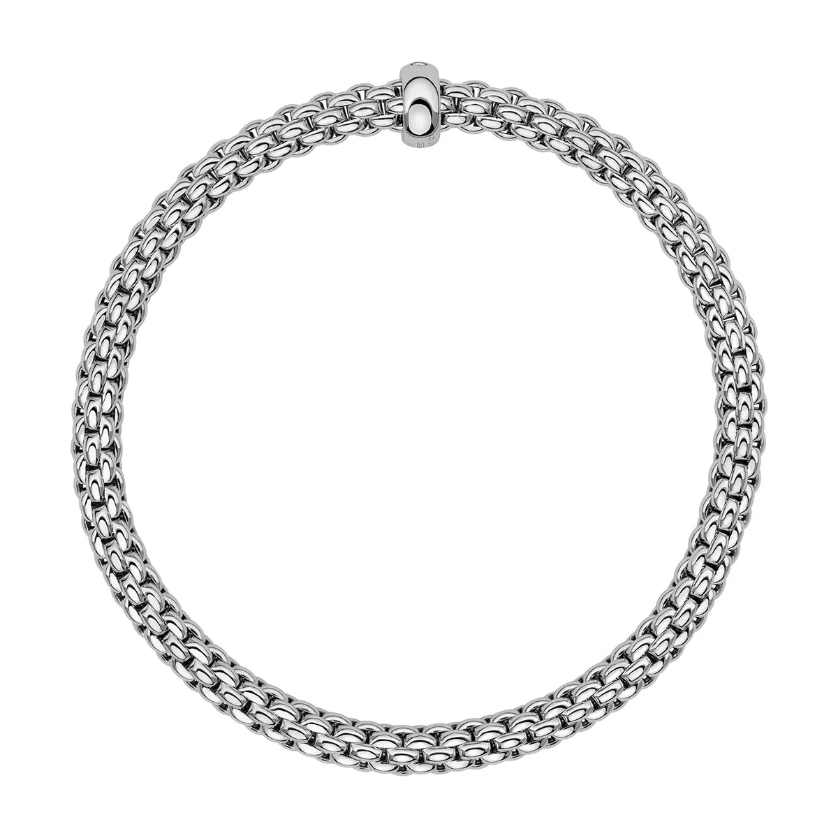 FOPE Solo Flex'it Bracelet With A White Diamond - Image 2