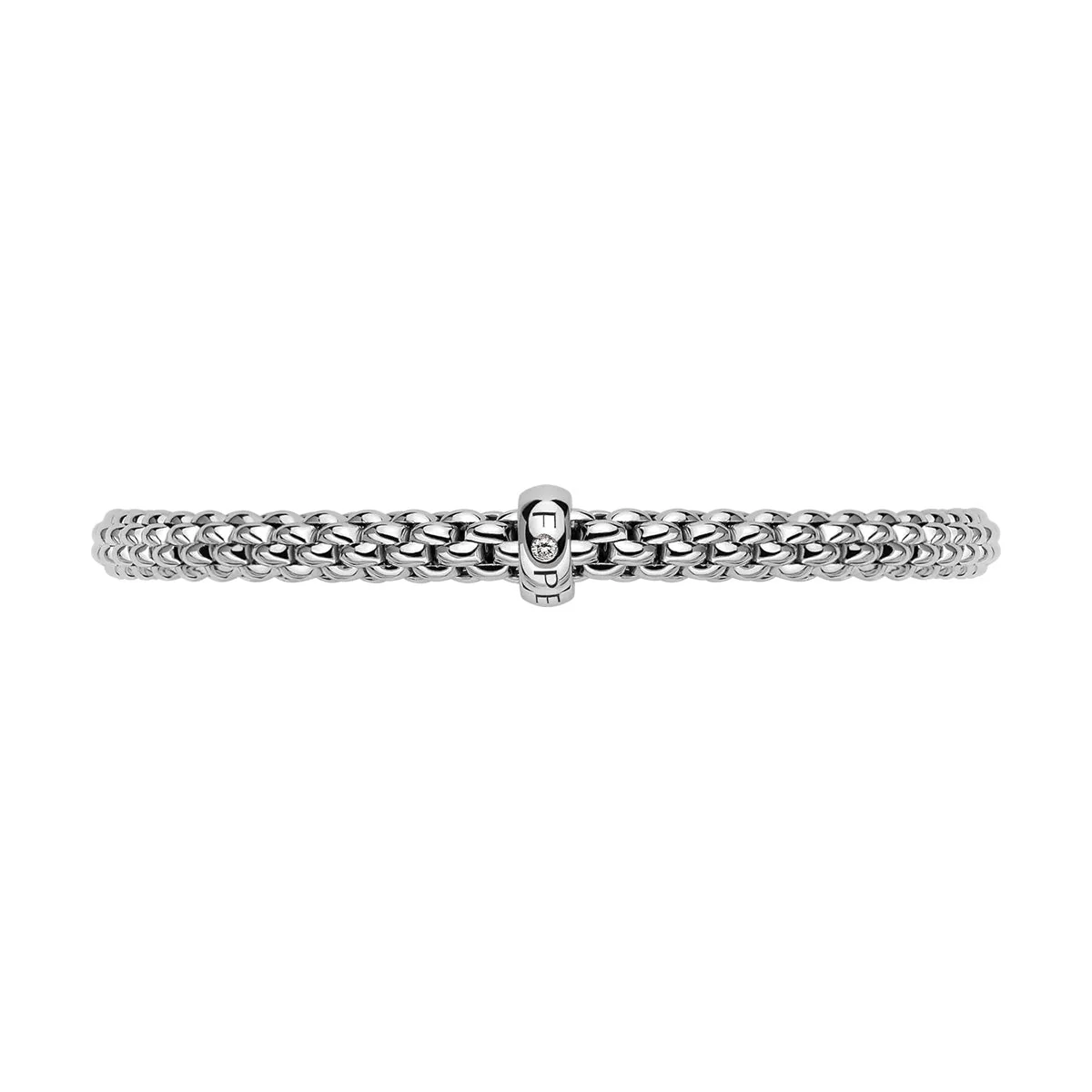 FOPE Solo Flex'it Bracelet With A White Diamond - Image 3