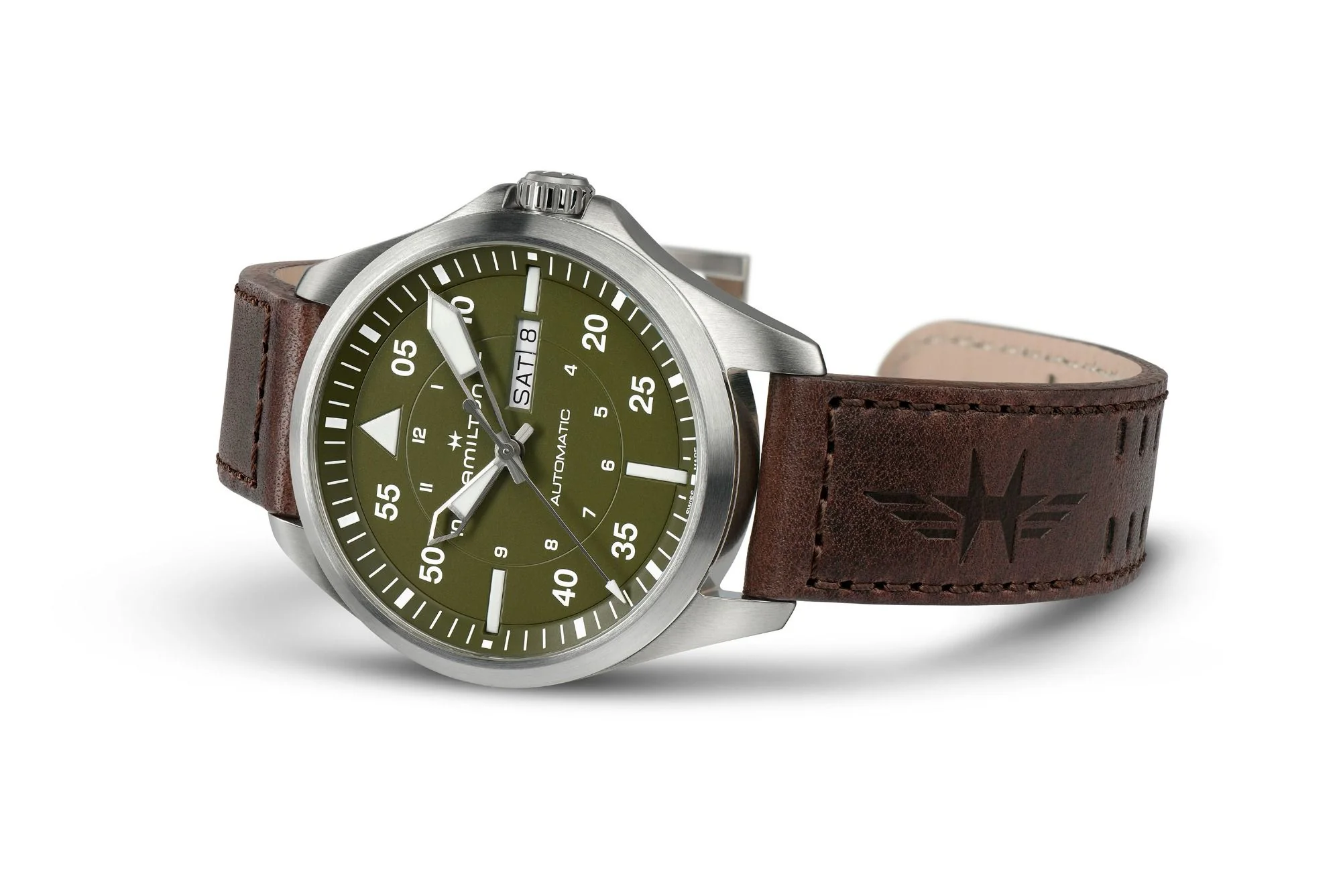 Hamilton Khaki Aviation Pilot Day Date Auto H64635560 - Image 3