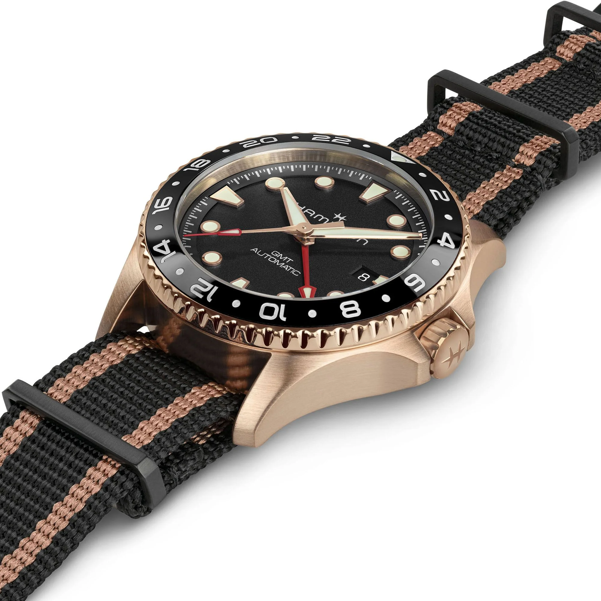 Hamilton Khaki Navy Scuba Auto GMT Bronze 43mm H82565930 - Image 3