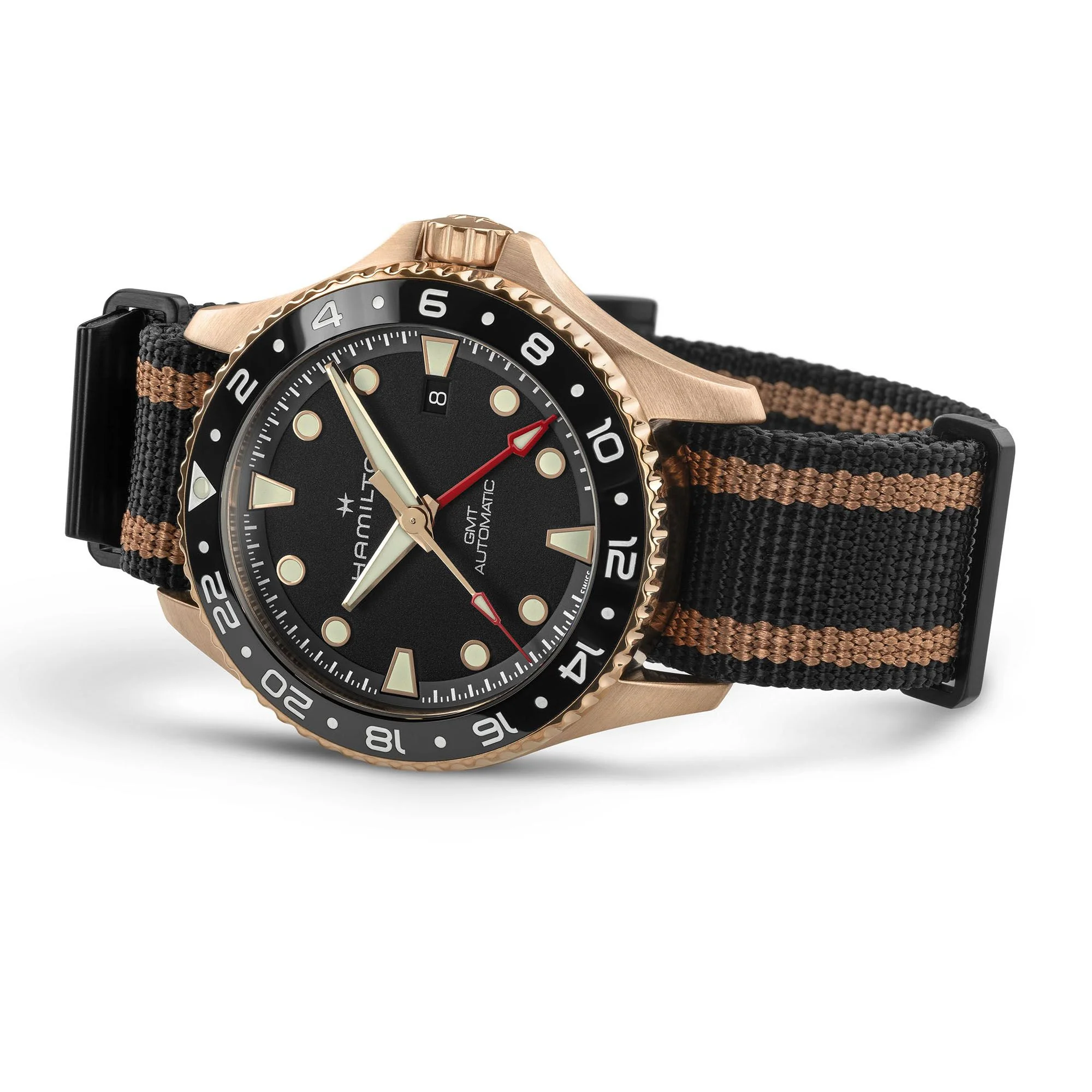Hamilton Khaki Navy Scuba Auto GMT Bronze 43mm H82565930 - Image 4