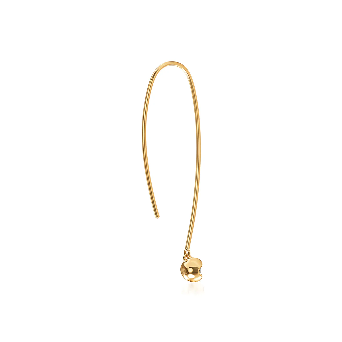 J'evar Lotus Petals Dangle Diamond Earrings - Image 3