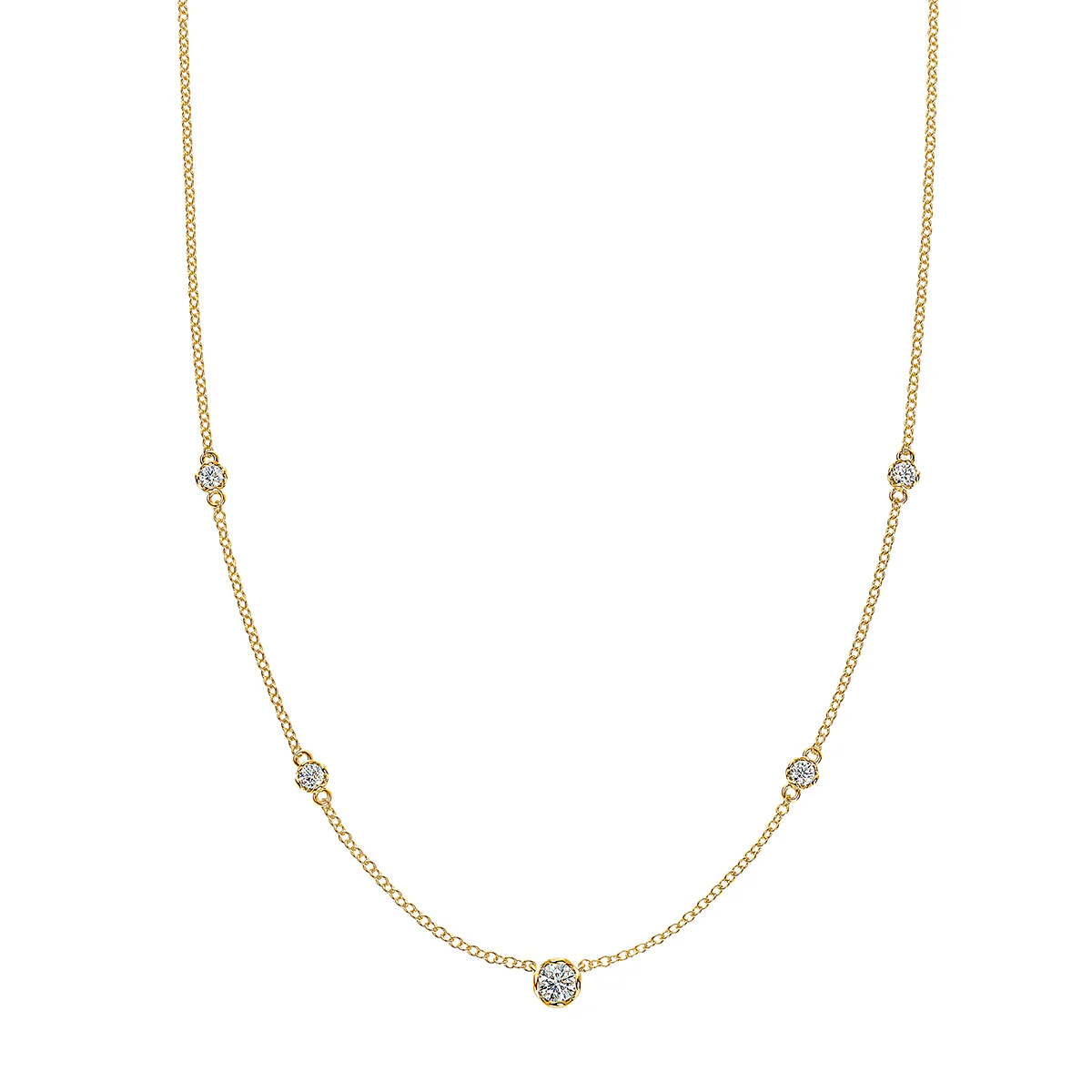 J'evar Lotus Petals By The Yard Necklace