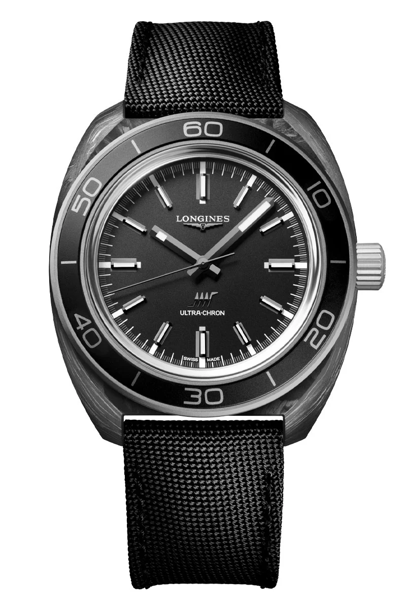 Longines Ultra-Chron Diver Carbon L2.839.4.52.2