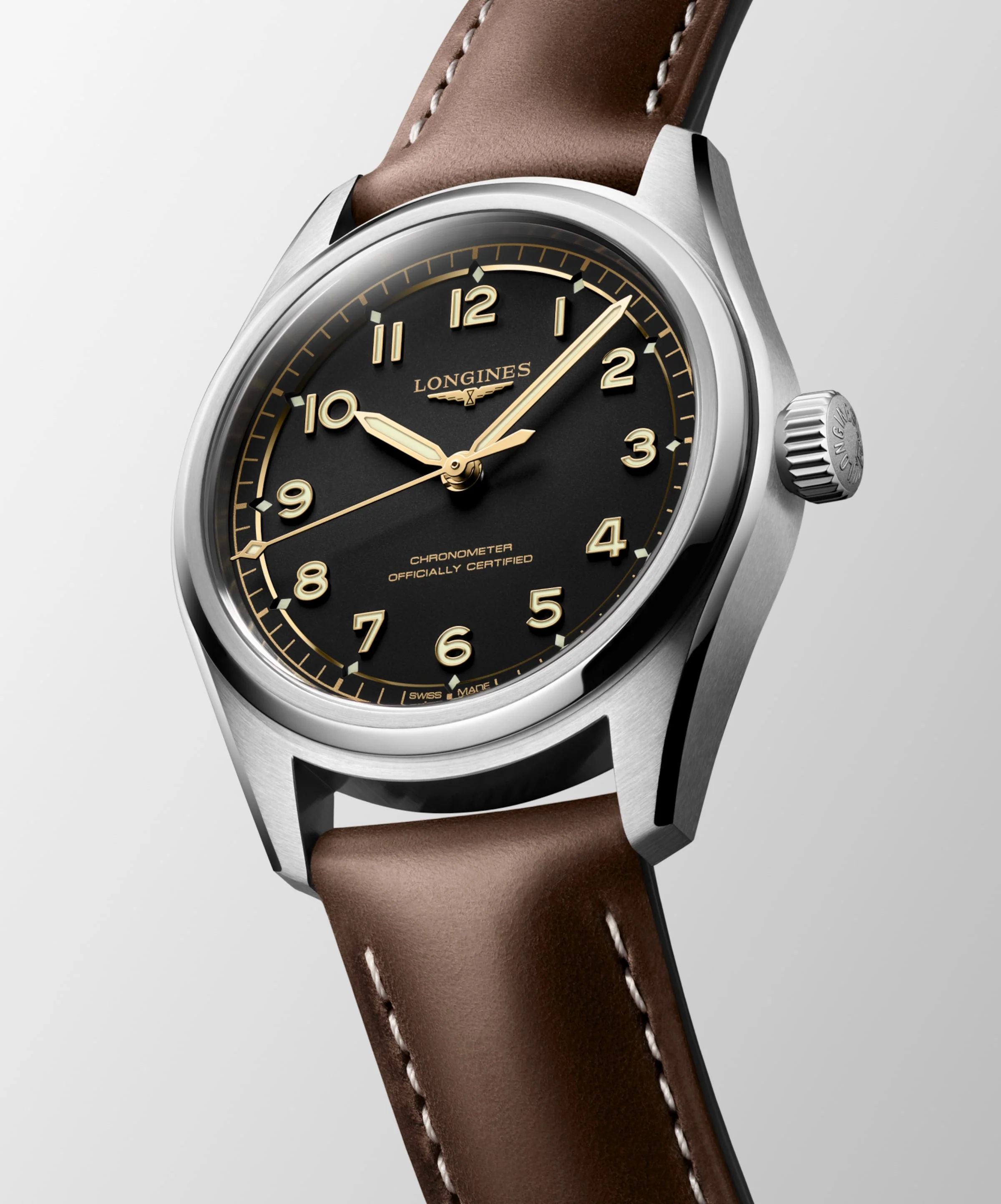 Longines Spirit Pilot 39mm Automatic Chronometer L3.809.4.53.2 - Image 3