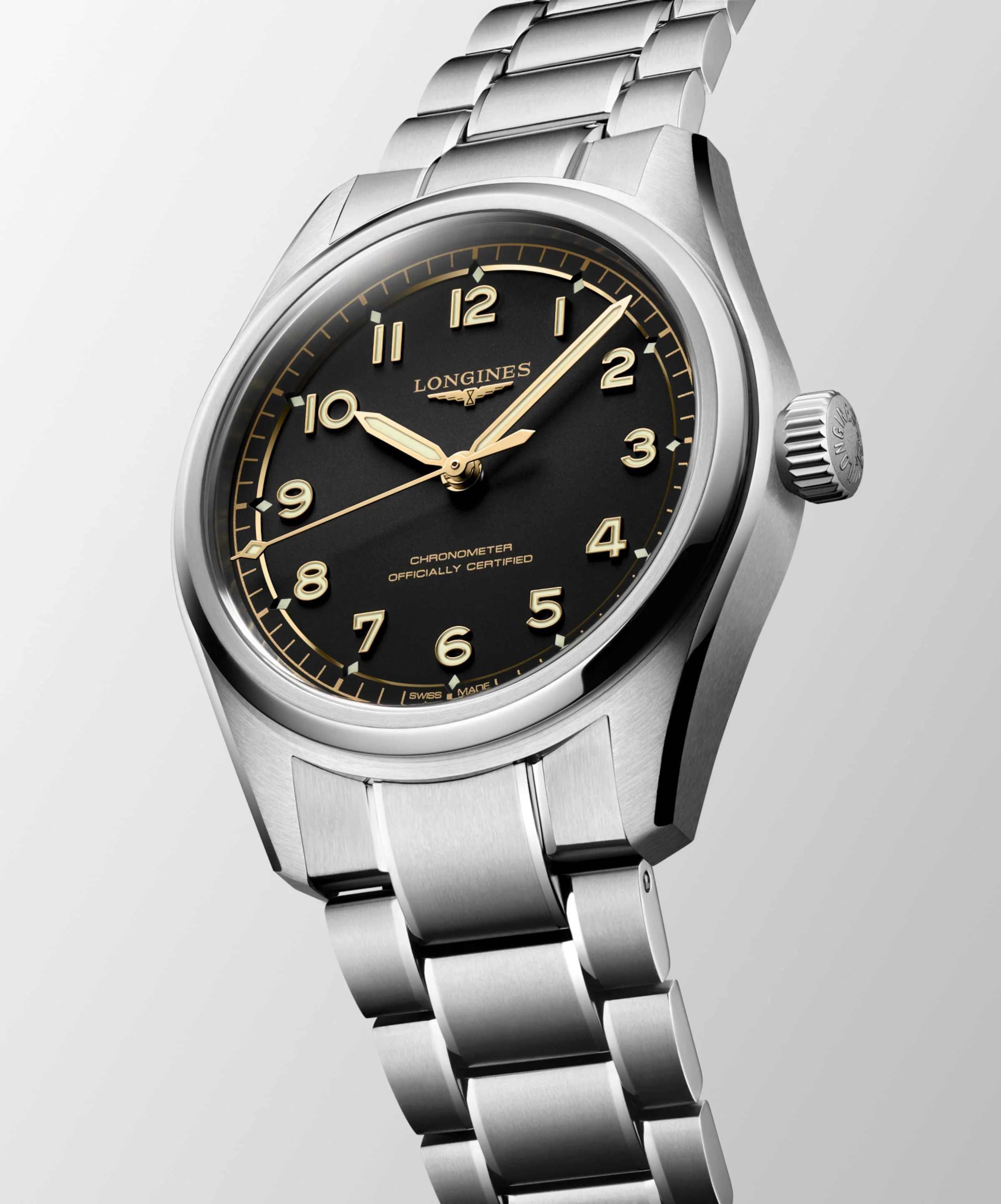 Longines Spirit Pilot 39mm Automatic Chronometer L3.809.4.53.6 - Image 3