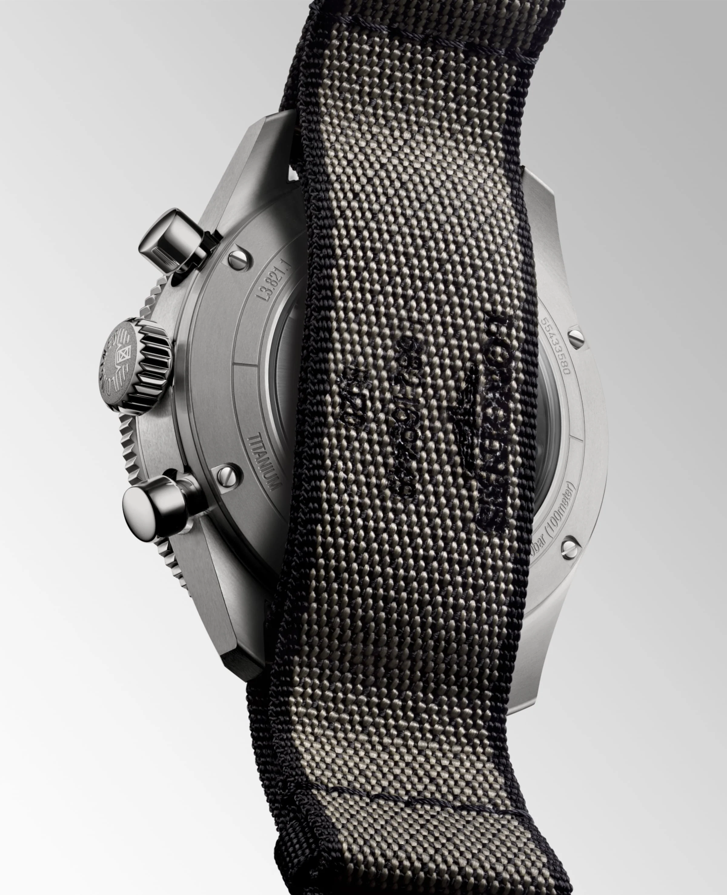 Longines Spirit Flyback Chronograph Titanium L3.821.1.53.2 - Image 2
