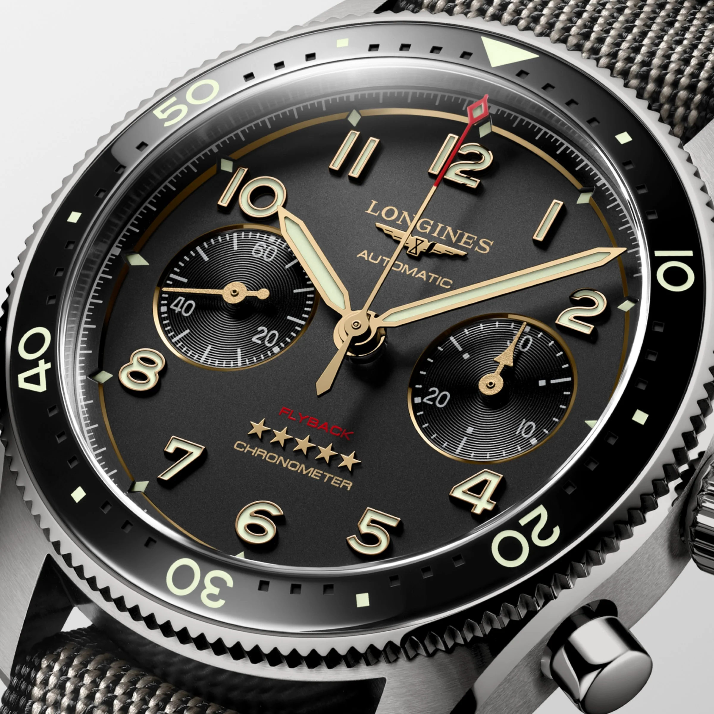 Longines Spirit Flyback Chronograph Titanium L3.821.1.53.2 - Image 4