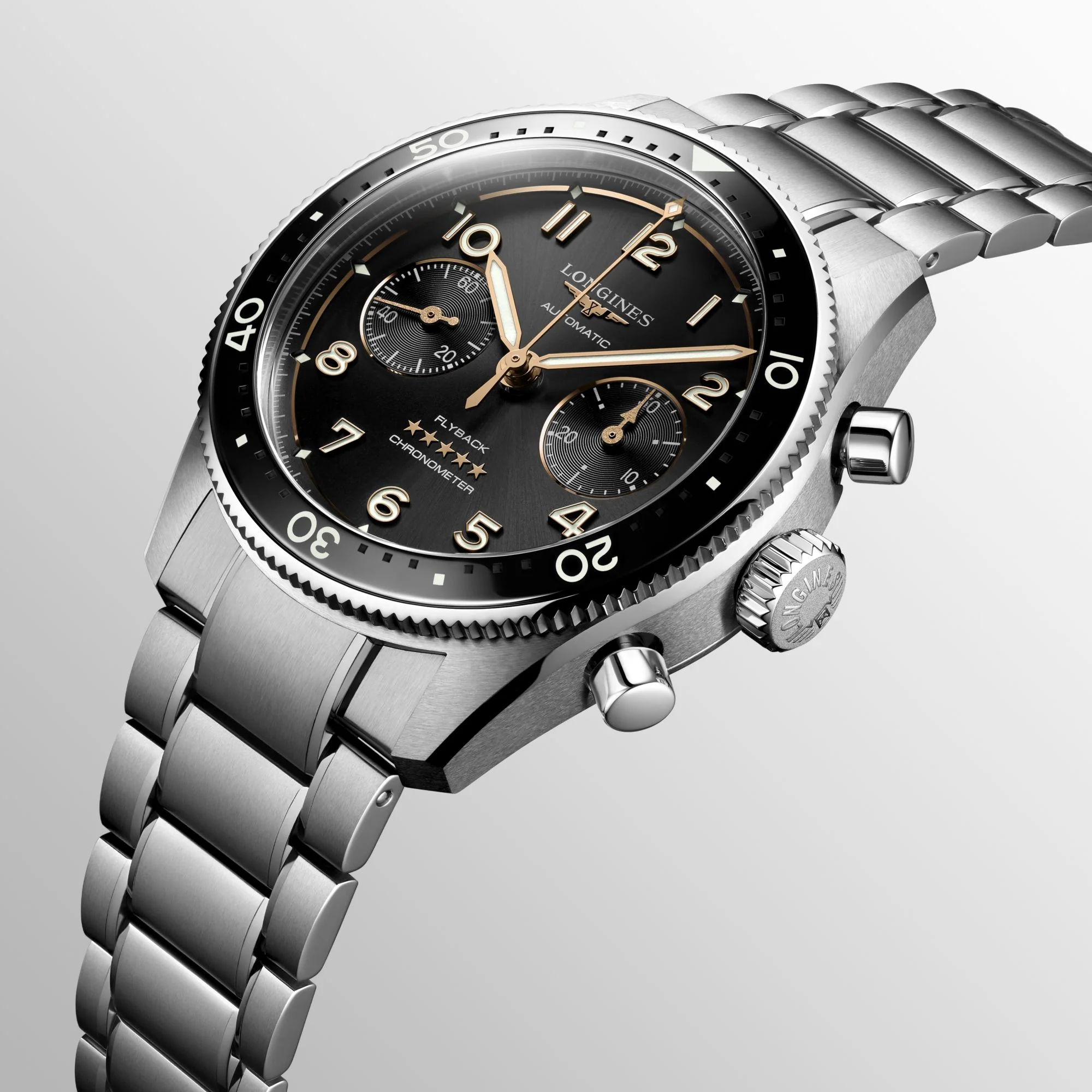 Longines Spirit Flyback Chronograph L3.821.4.53.6 - Image 3