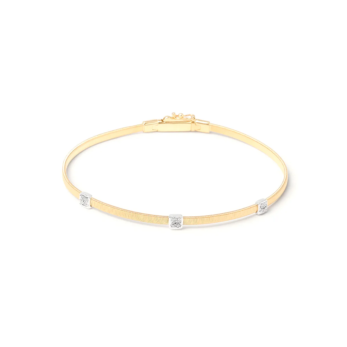 Marco Bicego Masai Stackable Bracelet With Diamonds - Image 2