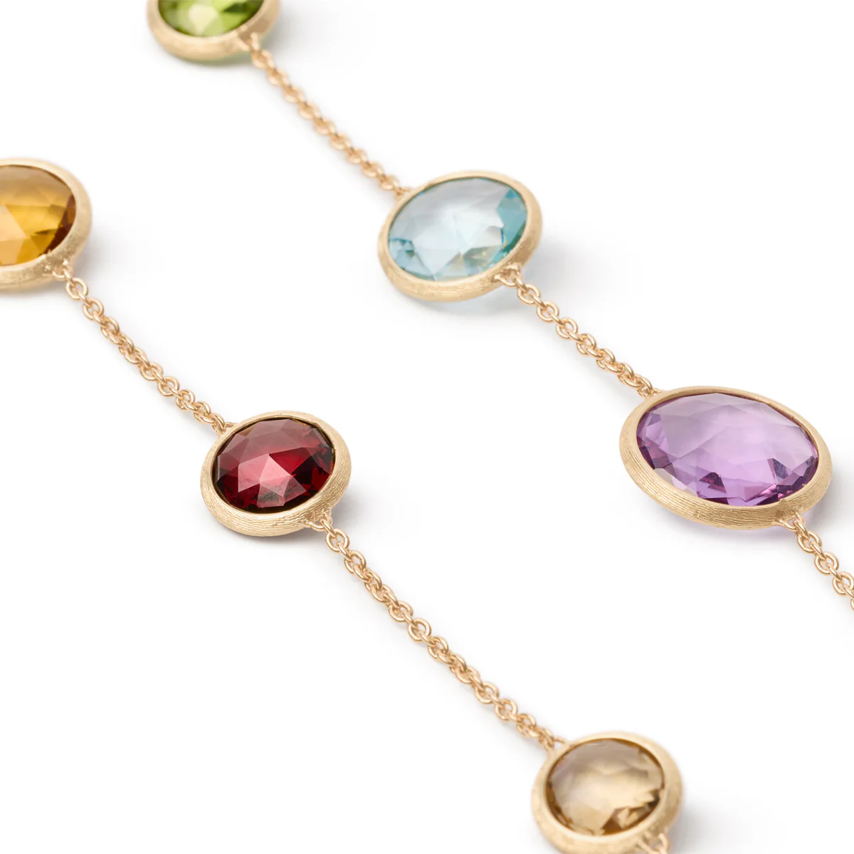 Marco Bicego Jaipur Color Long Sautoir Necklace With Colored Gemstones - Image 2