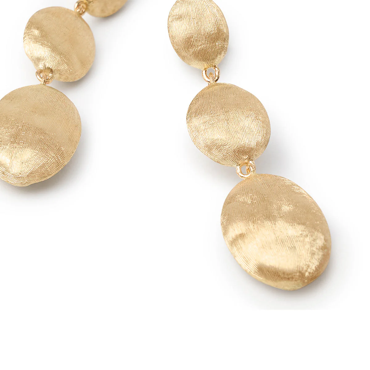 Marco Bicego Siviglia Triple Earrings With Oval Elements - Image 2