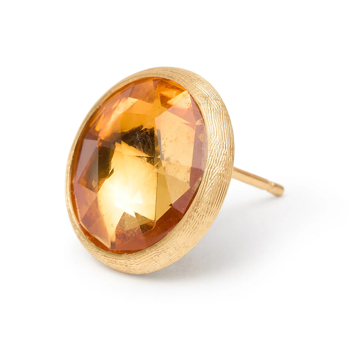 Marco Bicego Jaipur Color Yellow Citrine Stud Earrings Large - Image 3