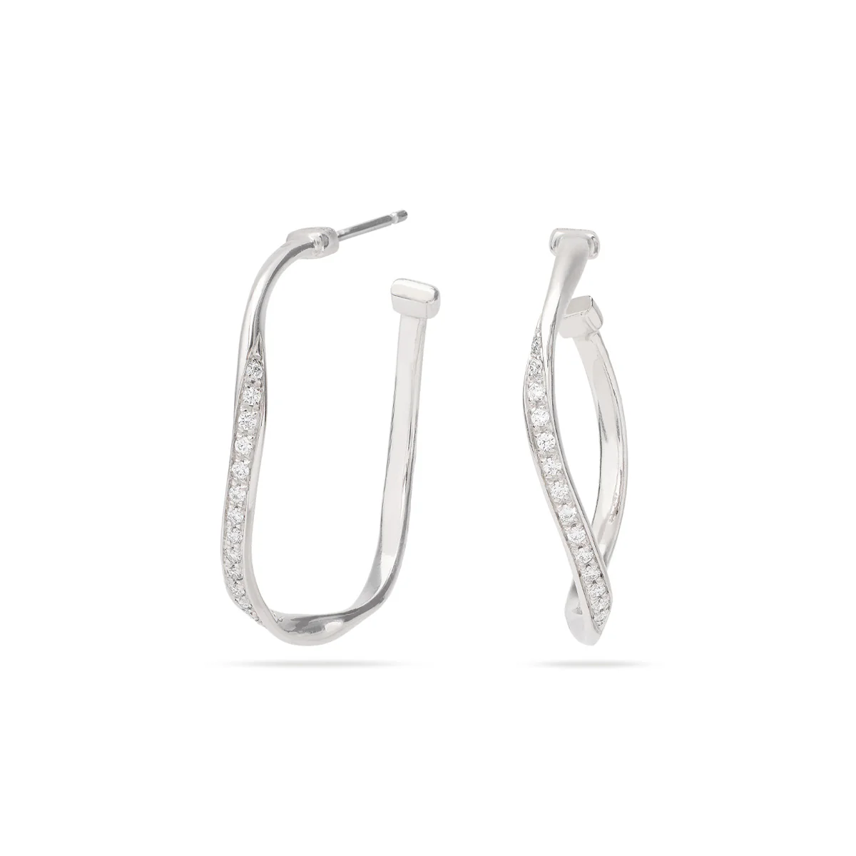 Marco Bicego Marrakech Diamond Hoop Earrings
