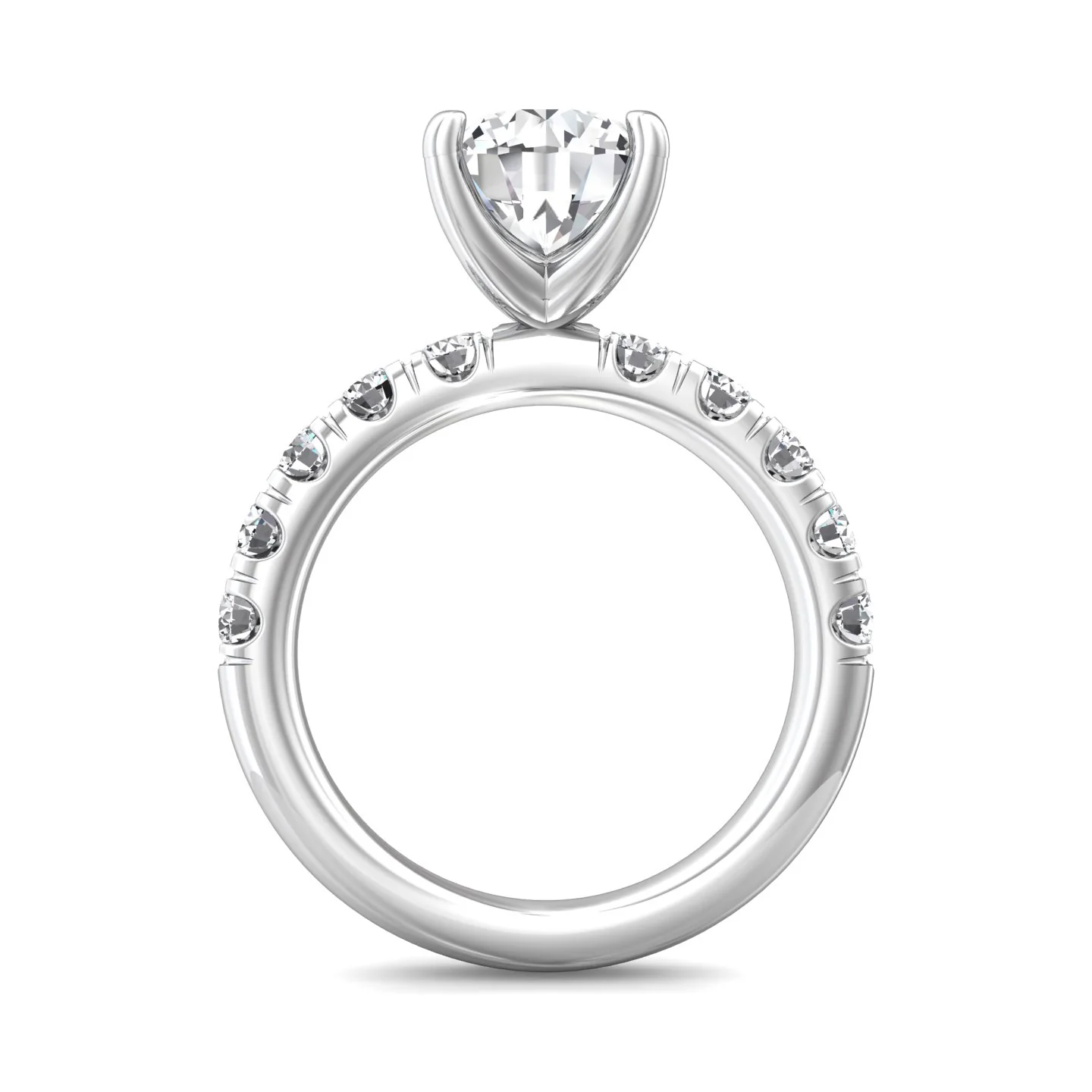 Martin Flyer Encore Round Engagement Ring DERM4LPL-C-8.0RD - Image 3