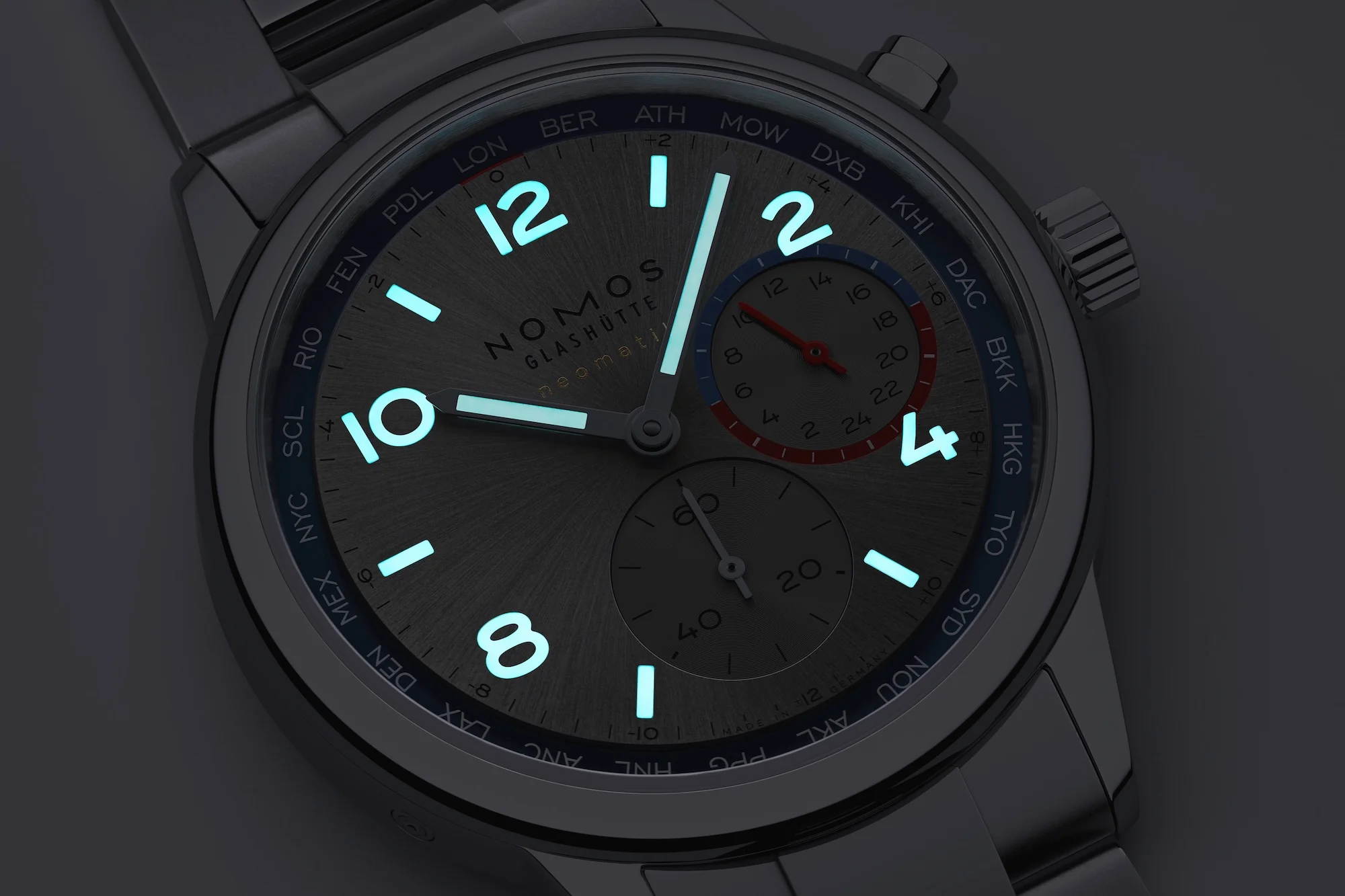 Nomos Glashütte Club Sport Neomatik Worldtimer 791 - Image 12