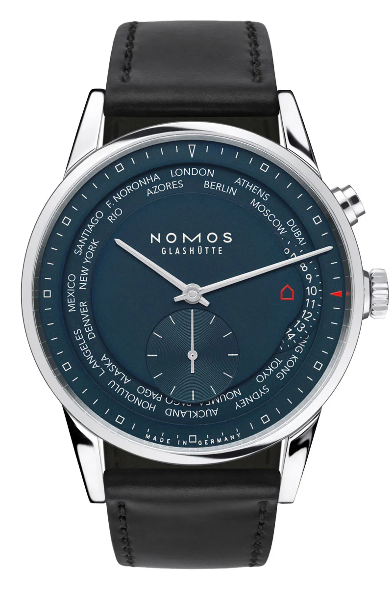 Nomos Glashütte Zürich Worldtimer Midnight Blue 807