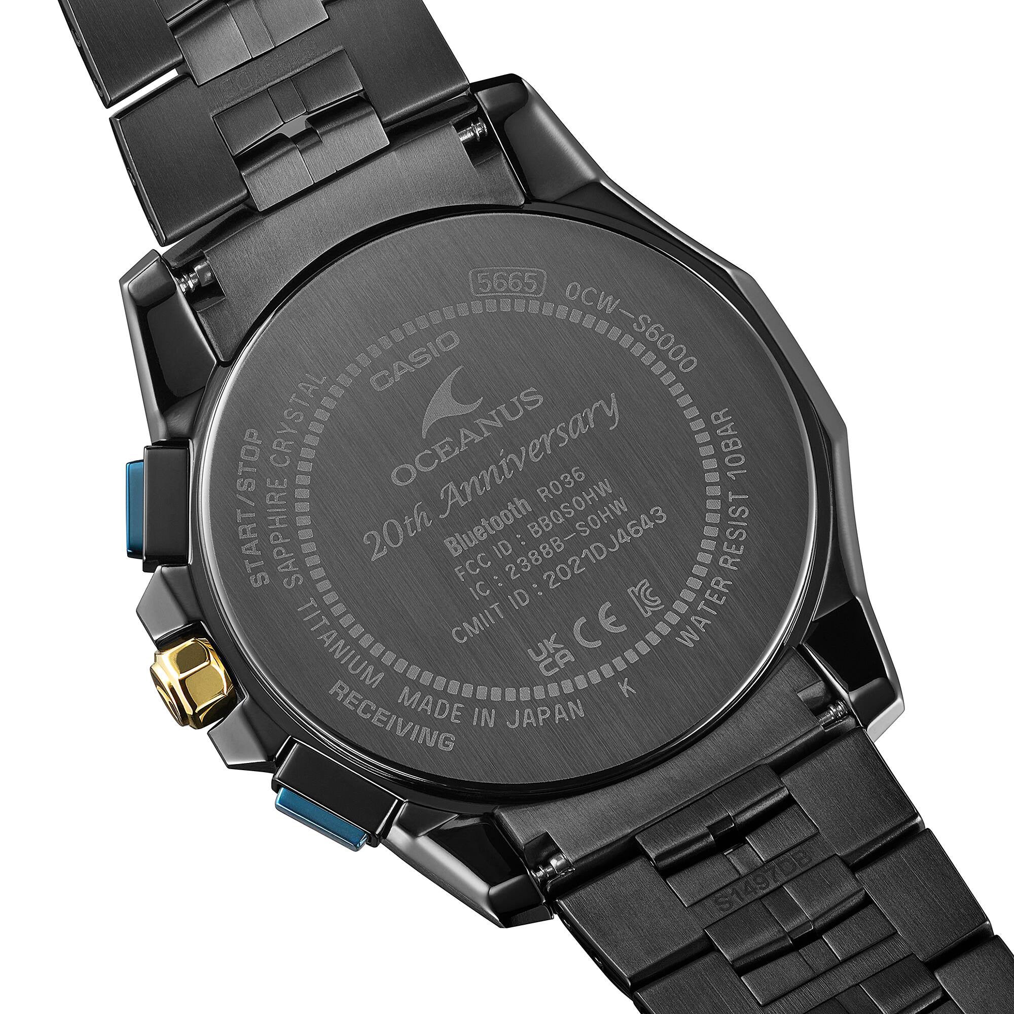 Oceanus "Manta" S6000 Series 20th Anniversary Limited Edition OCW-S6000BV-1A - Image 4