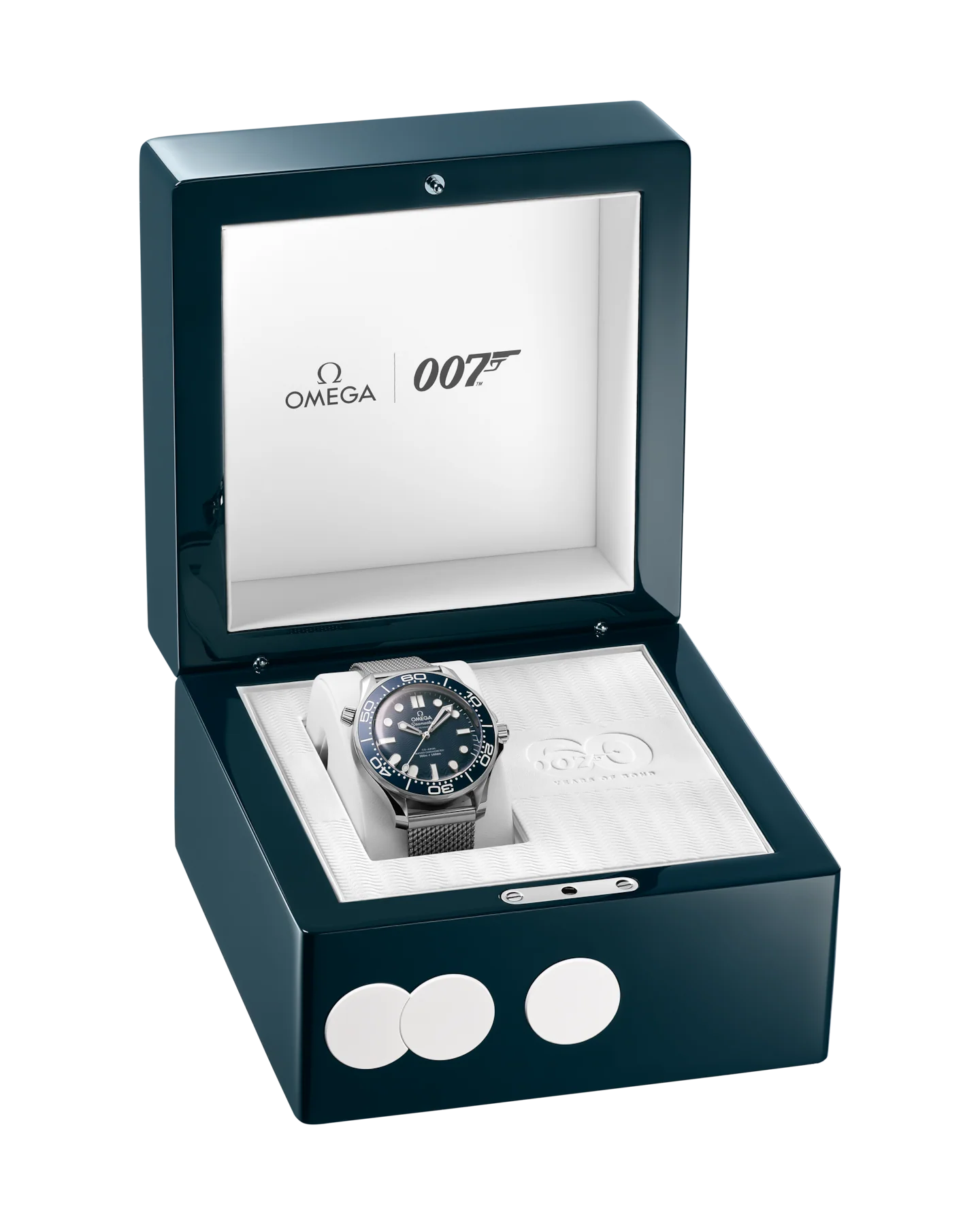 Omega Seamaster Diver 300M James Bond 60th Anniversary Master Chronometer 210.30.42.20.03.002 - Image 4