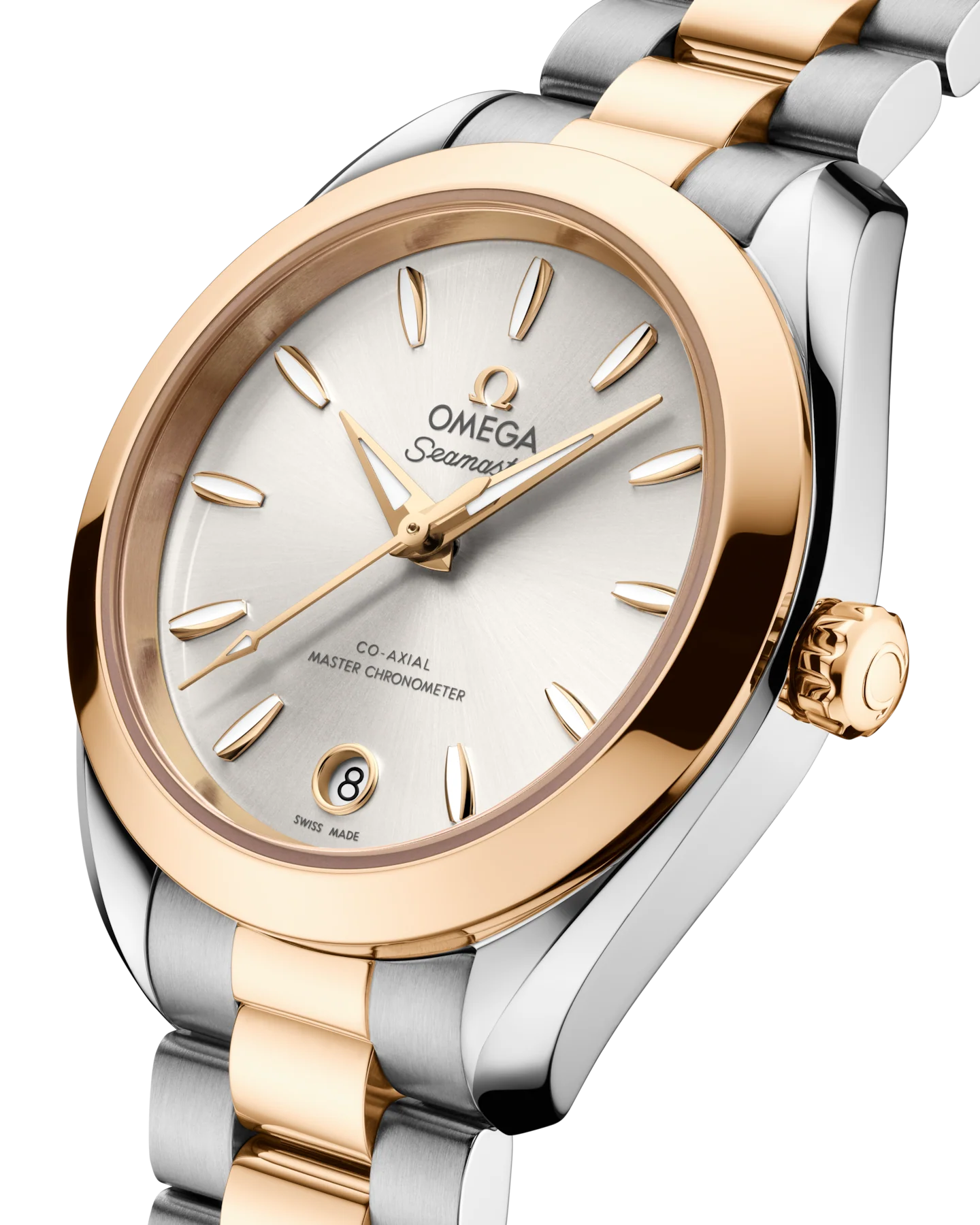 Omega Seamaster Aqua Terra 150M Master Chronometer 30mm Steel & Moonshine Gold 220.20.30.20.02.001 - Image 3