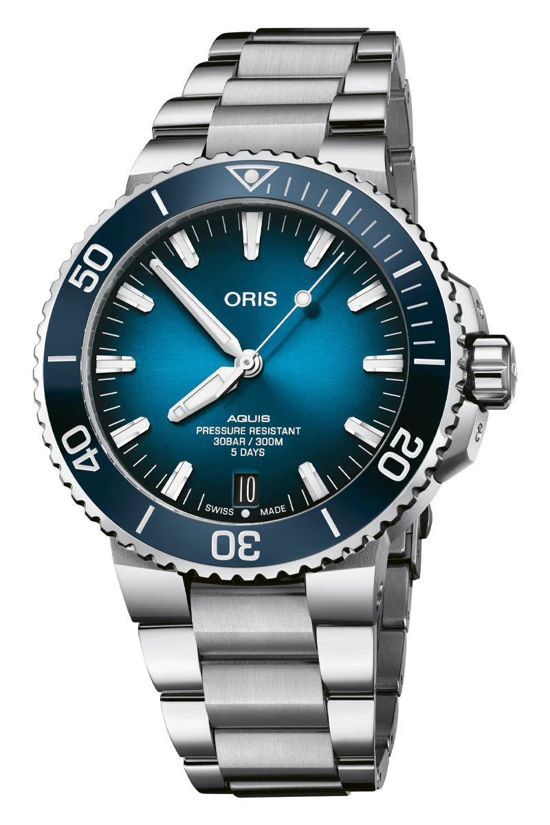 Oris Aquis Date Calibre 400 Stainless Steel 400 7763 4135-07 8 24 09PEB