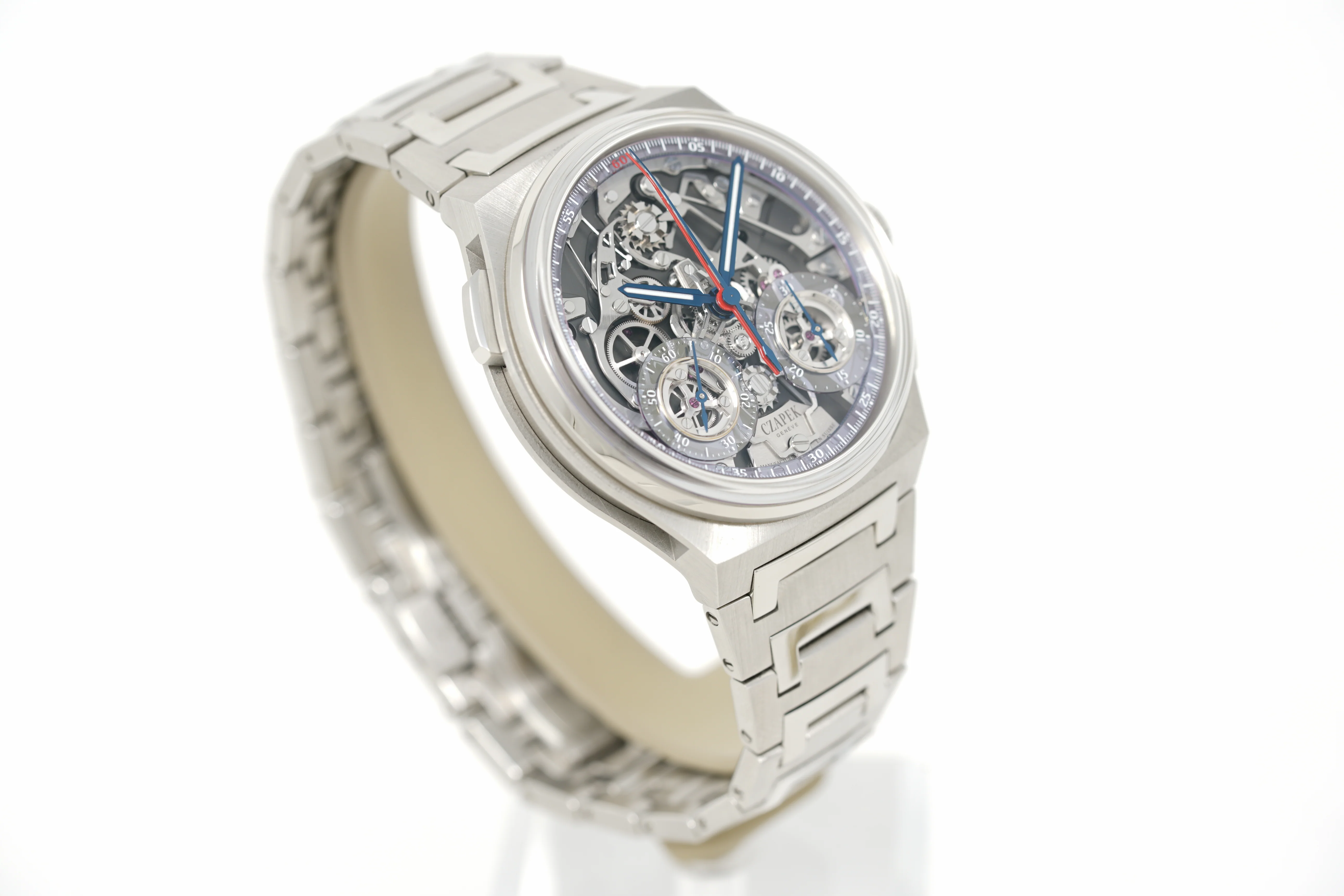 Pre-Owned Czapek Antarctique Rattrapante Ice Blue - Image 10