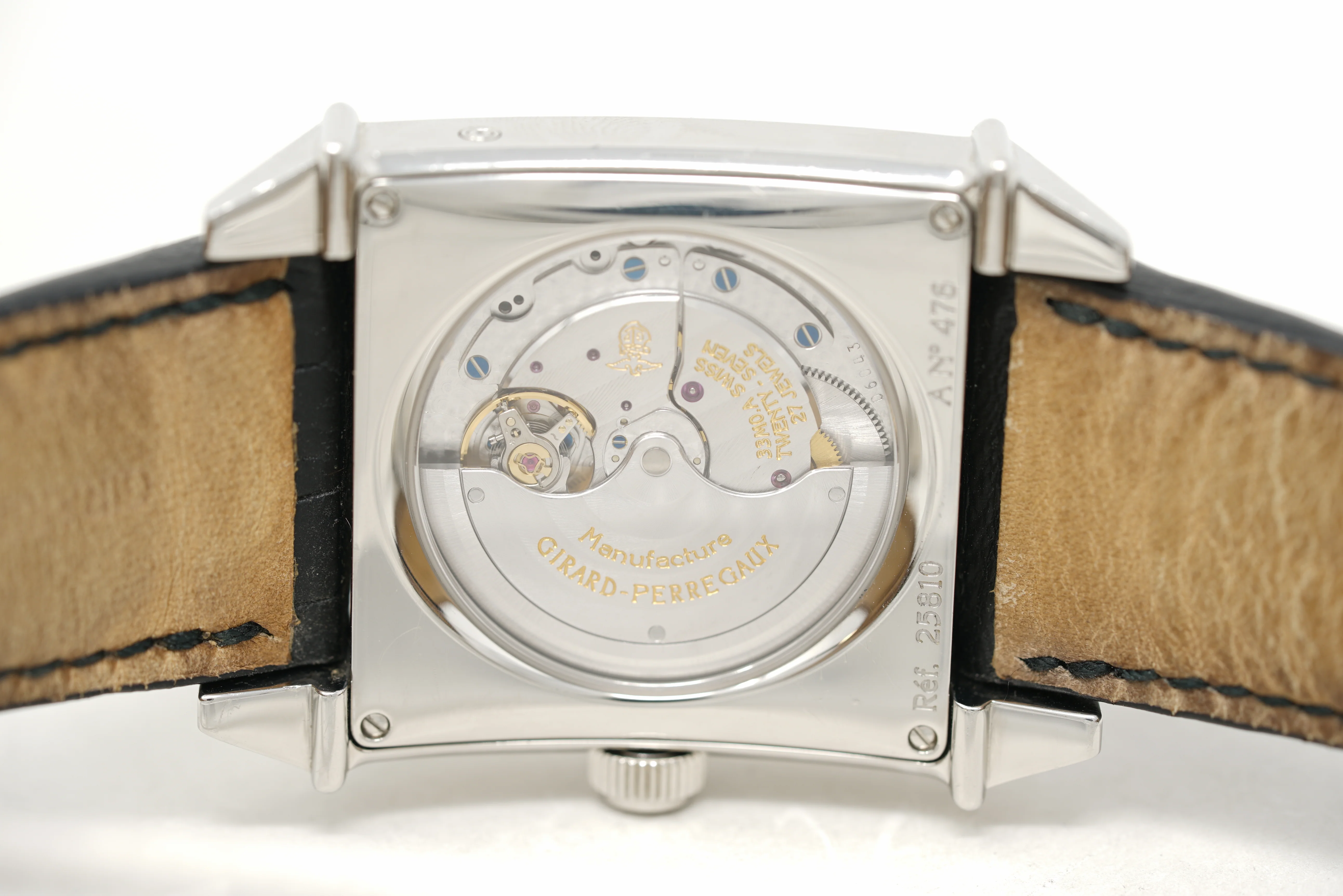 Pre-Owned Girard Perregaux Vintage 1945 Triple Calendar 25810-11-651-BA6A - Image 5