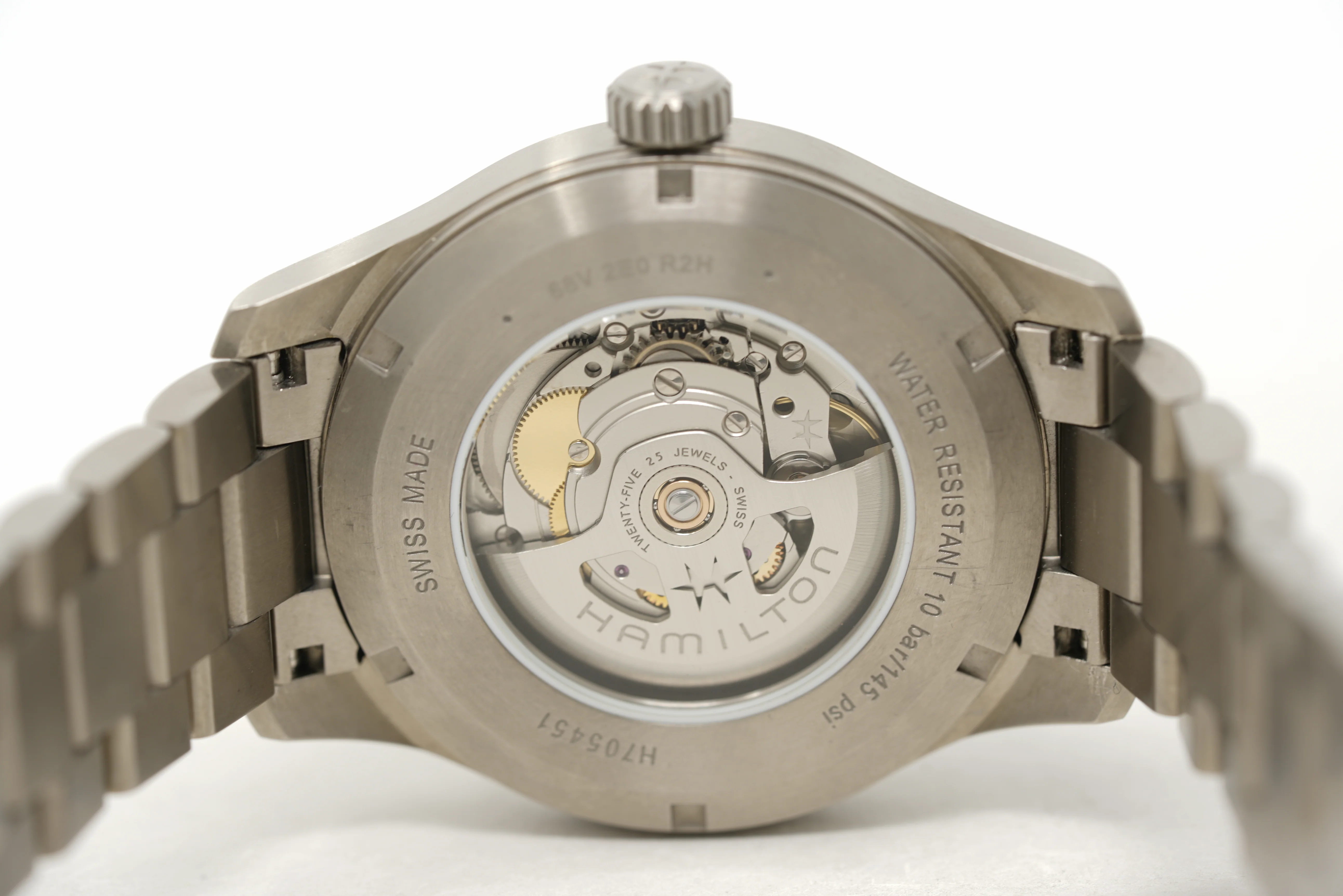 Pre-Owned Hamilton Khaki Field Titanium Auto H70545140 - Image 4