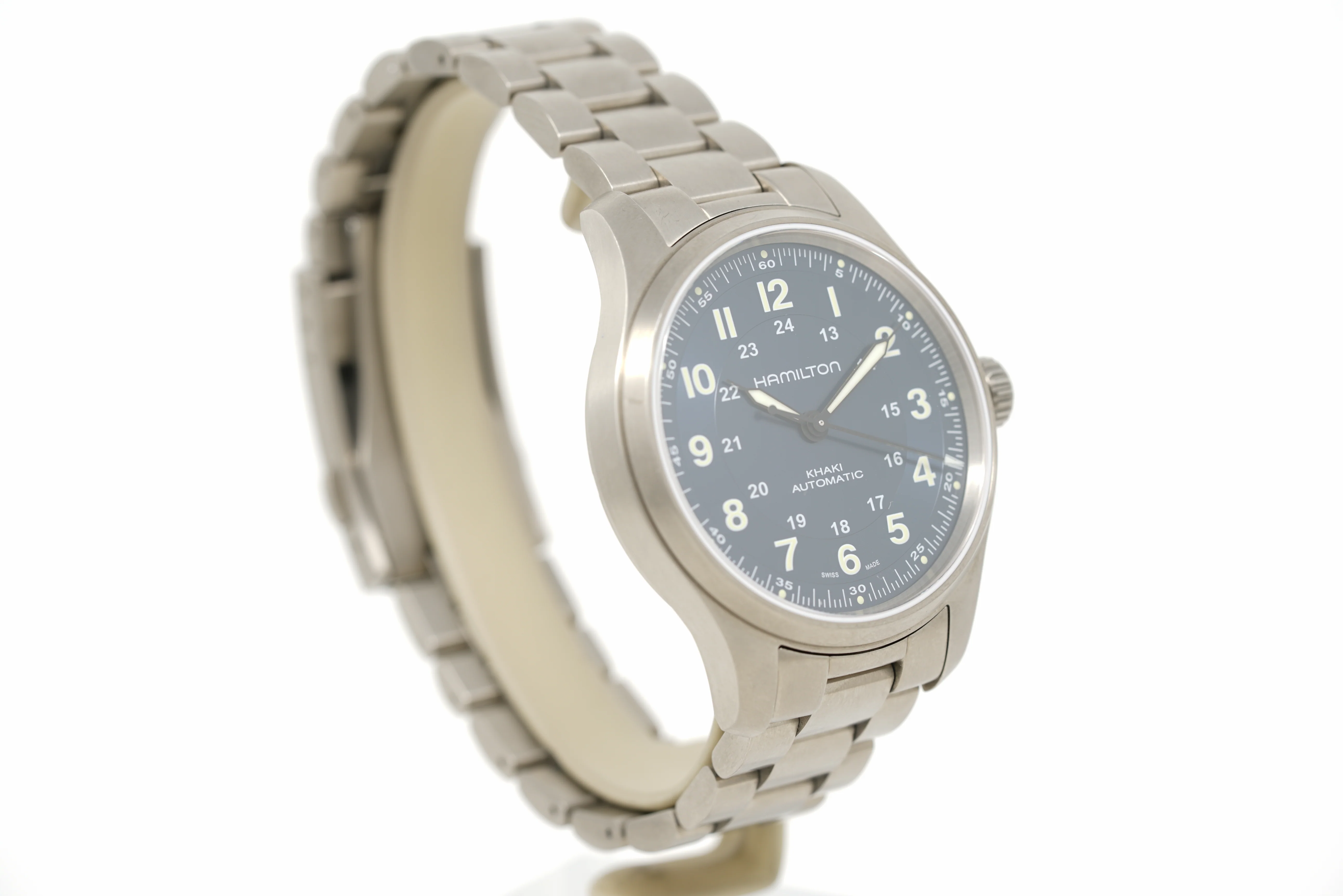 Pre-Owned Hamilton Khaki Field Titanium Auto H70545140 - Image 7