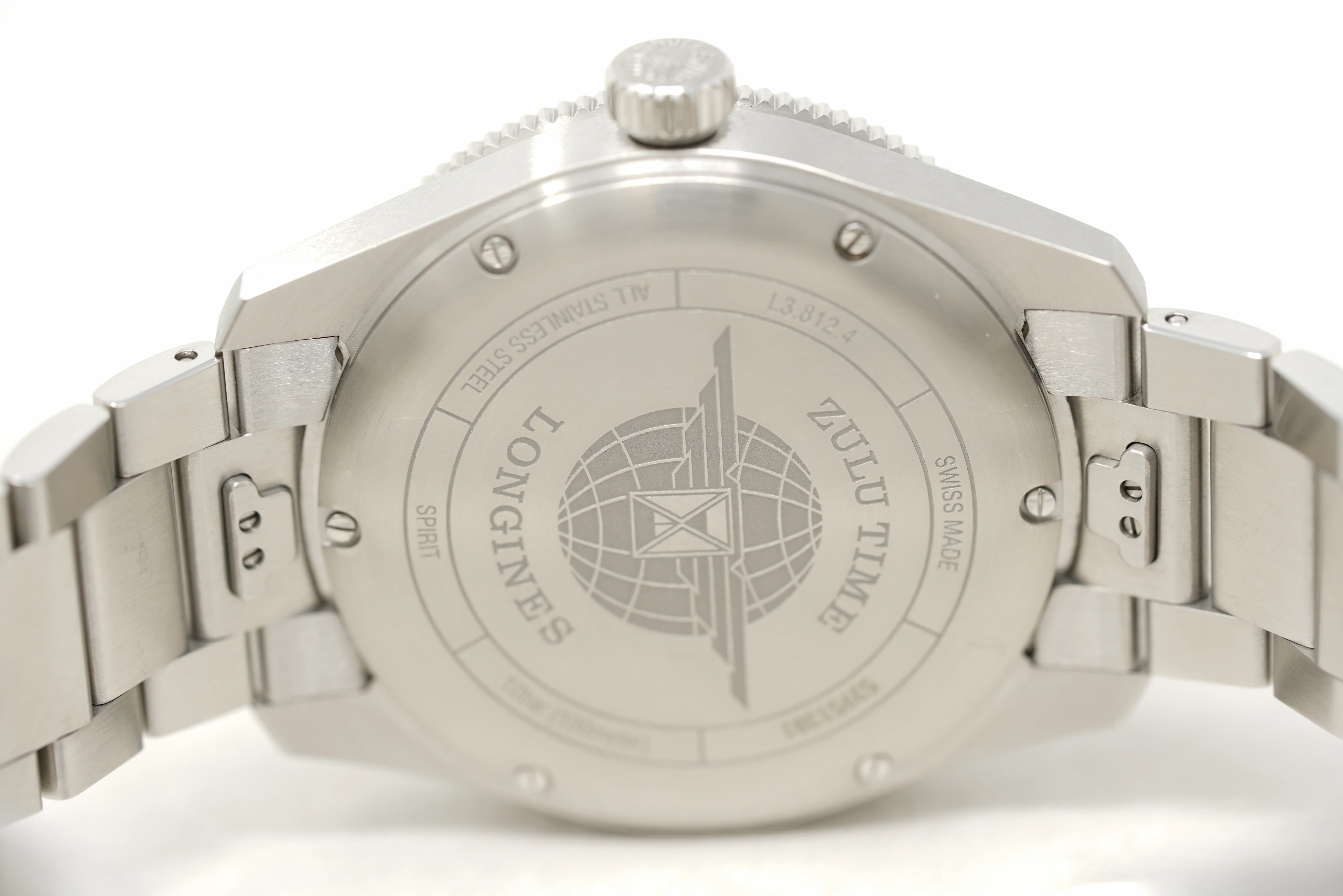 Pre-Owned Longines Spirit Zulu Time L3.812.4.93.6 - Image 4