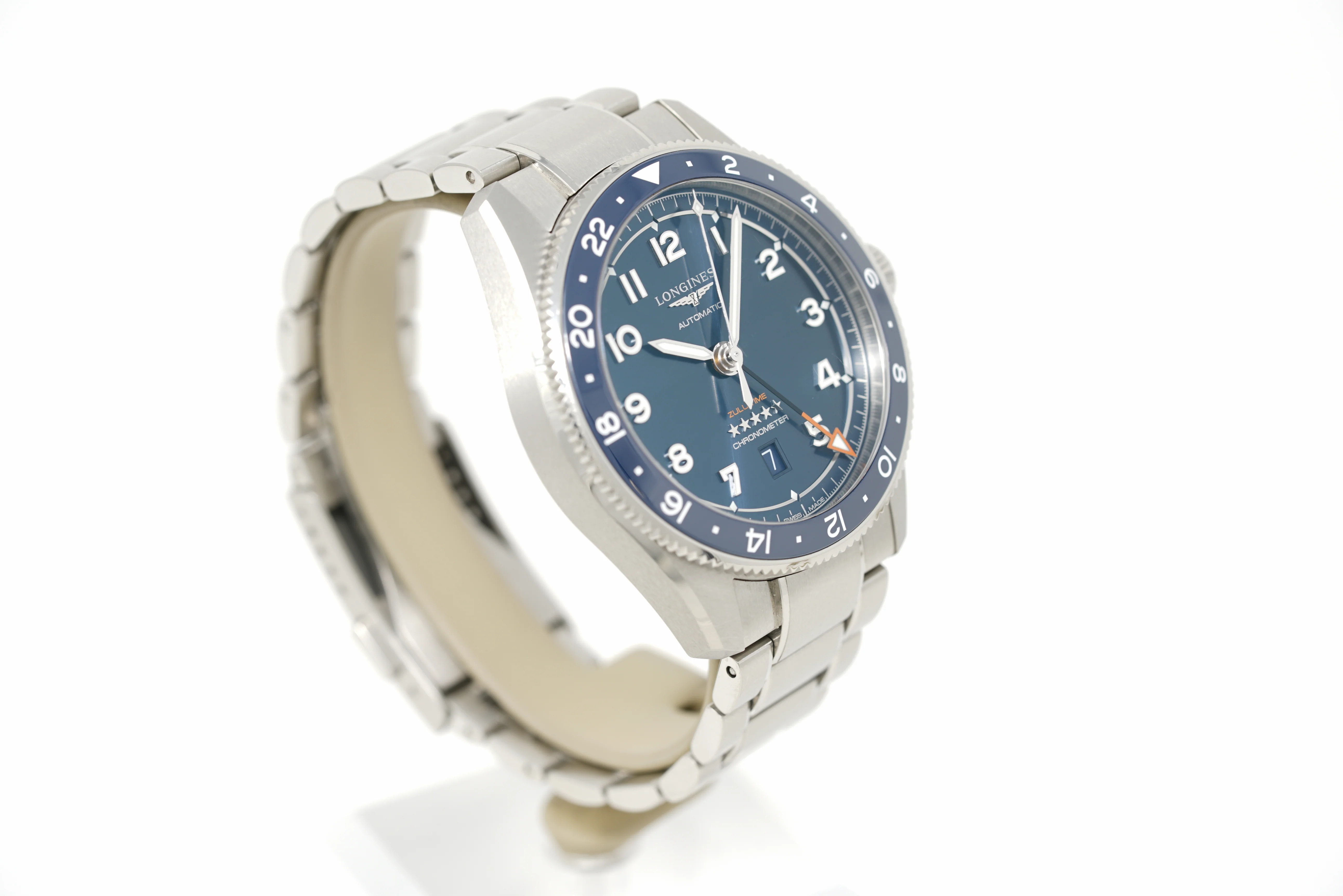 Pre-Owned Longines Spirit Zulu Time L3.812.4.93.6 - Image 6