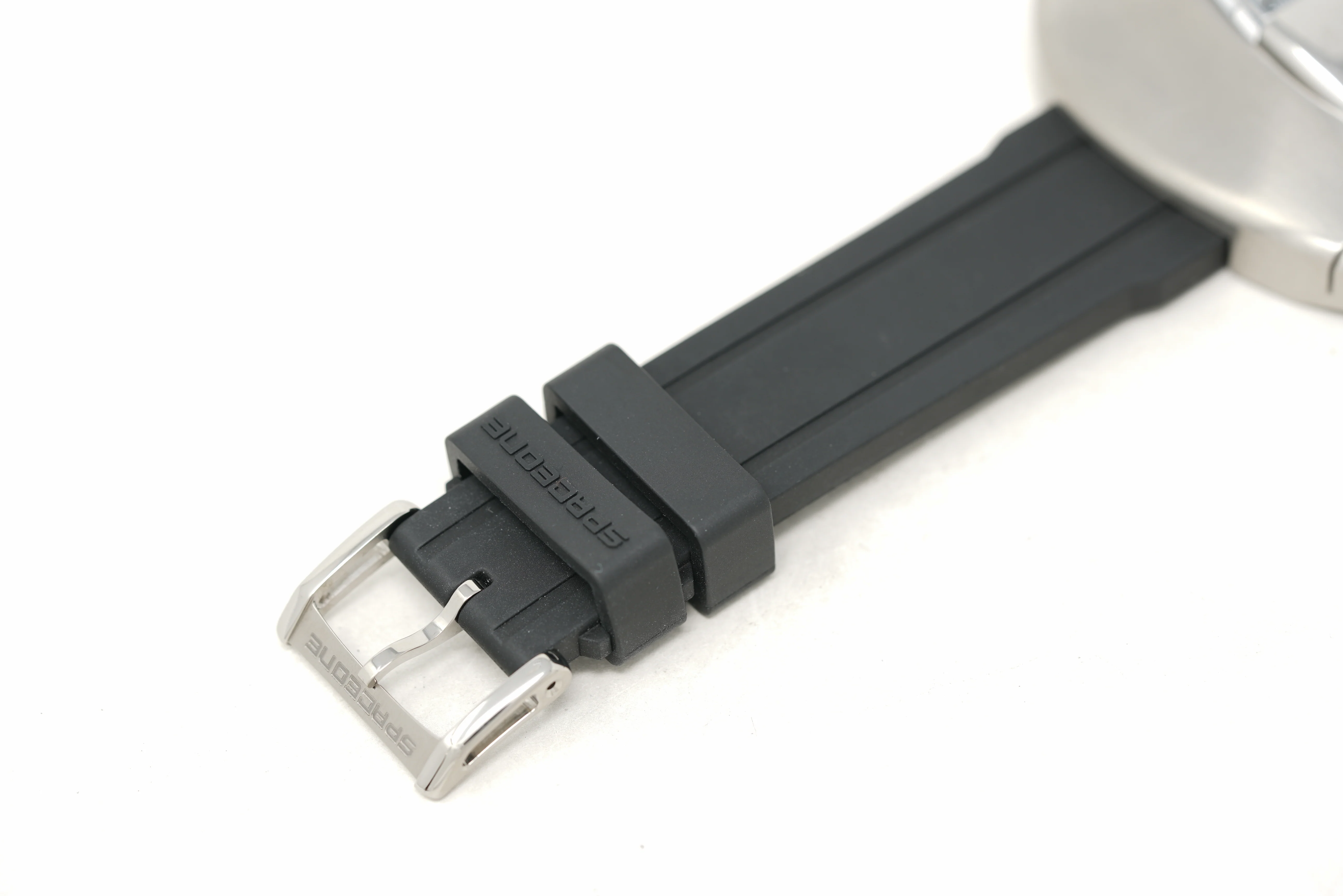 Pre-Owned SpaceOne Brushed Titanium Jumping Hour - Image 7