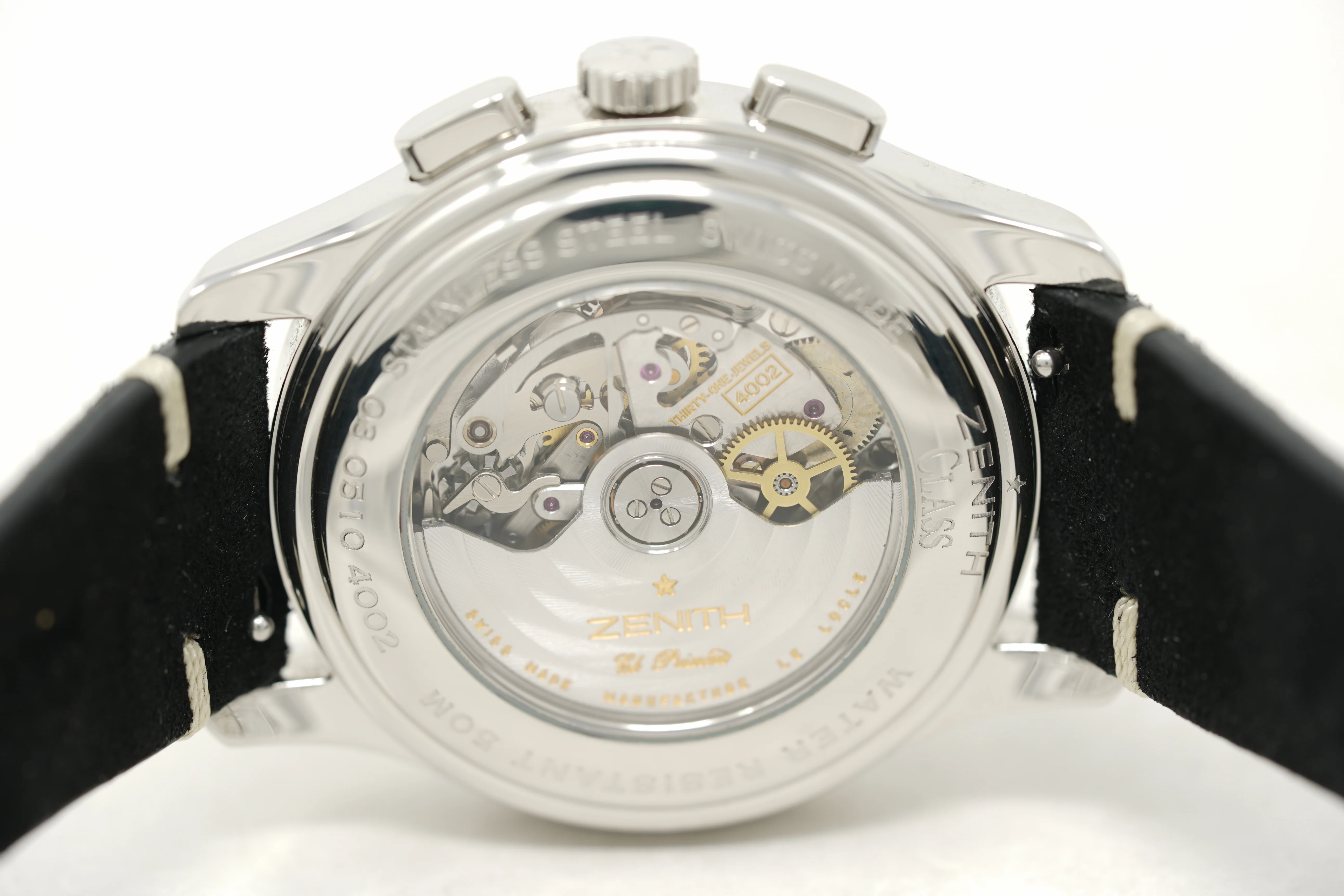 Pre-Owned Zenith Class T El Primero Black Chrono 03.0510.4002/21.C492 - Image 4